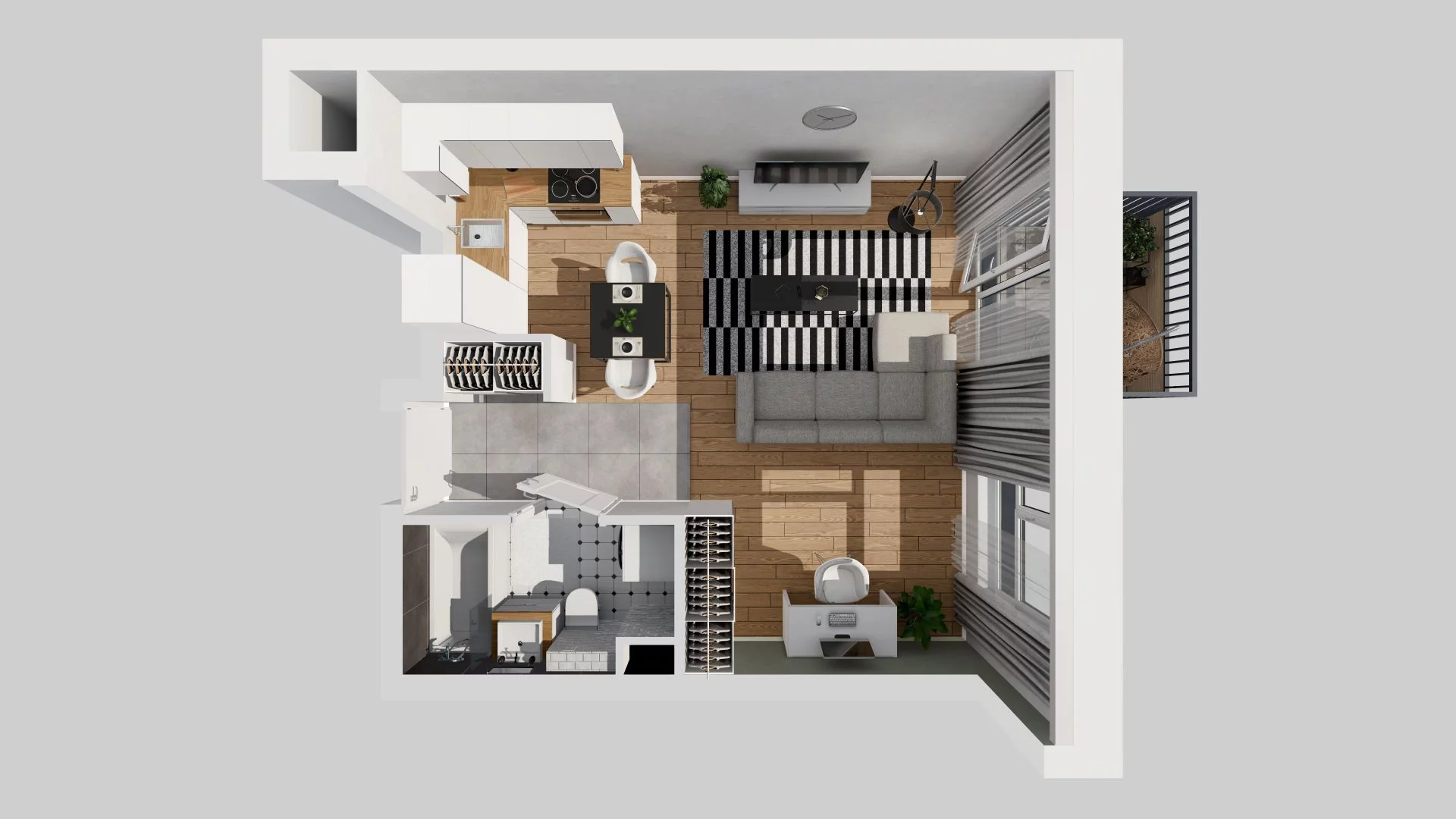 1 pokój, mieszkanie 31,23 m², piętro 1, oferta nr A/22, Braniborska 80, Wrocław, Stare Miasto, ul. Braniborska 80