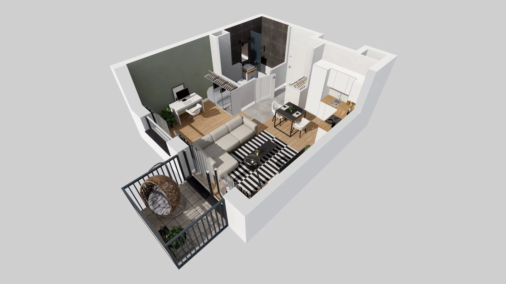 1 pokój, mieszkanie 31,23 m², piętro 1, oferta nr A/22, Braniborska 80, Wrocław, Stare Miasto, ul. Braniborska 80