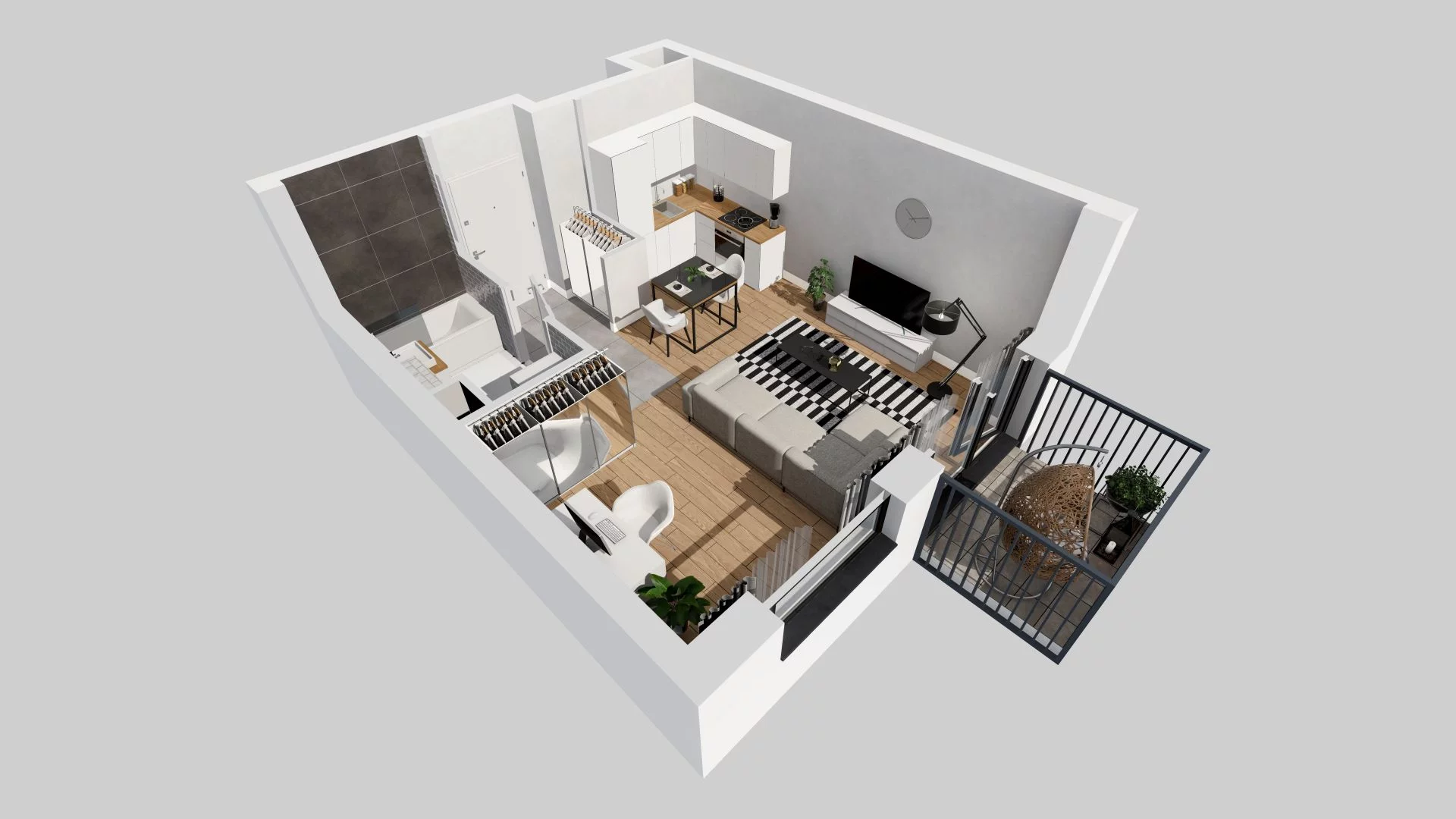 1 pokój, mieszkanie 31,23 m², piętro 1, oferta nr A/22, Braniborska 80, Wrocław, Stare Miasto, ul. Braniborska 80