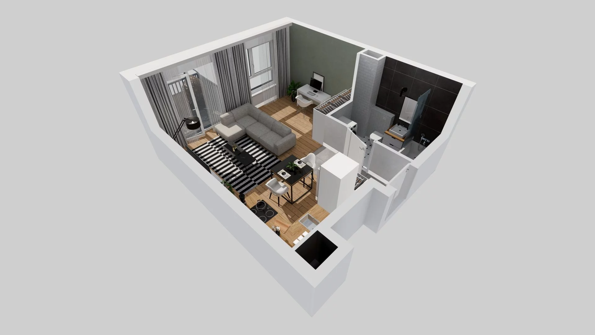 1 pokój, mieszkanie 31,23 m², piętro 2, oferta nr A/35, Braniborska 80, Wrocław, Stare Miasto, ul. Braniborska 80