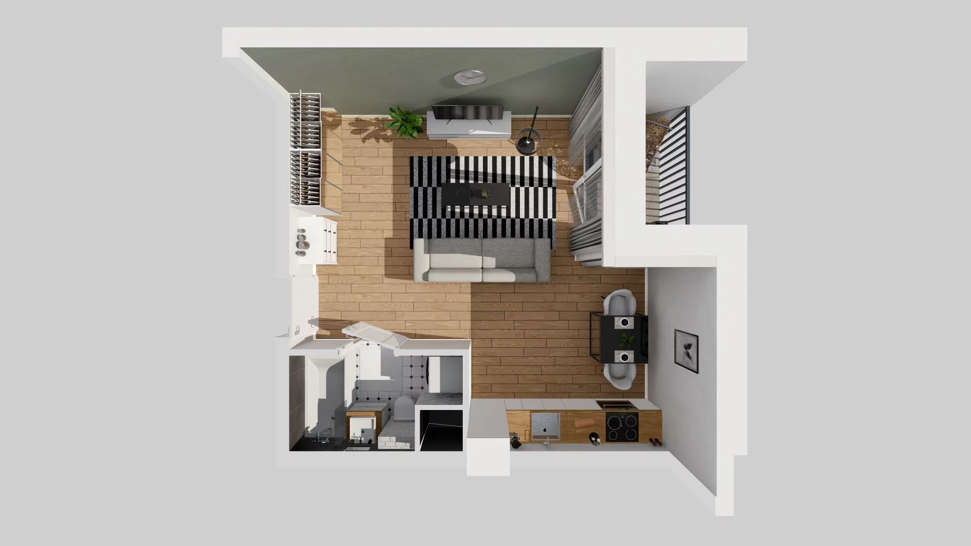 1 pokój, mieszkanie 30,35 m², piętro 2, oferta nr A/37, Braniborska 80, Wrocław, Stare Miasto, ul. Braniborska 80