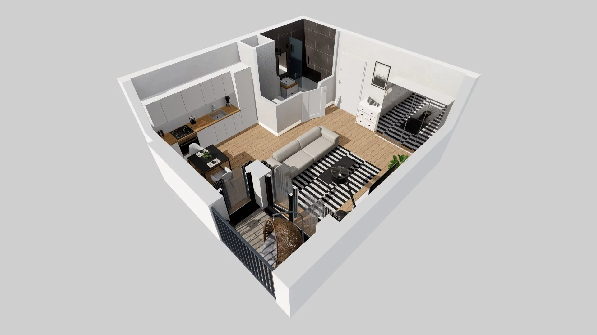 1 pokój, mieszkanie 30,35 m², piętro 2, oferta nr A/37, Braniborska 80, Wrocław, Stare Miasto, ul. Braniborska 80