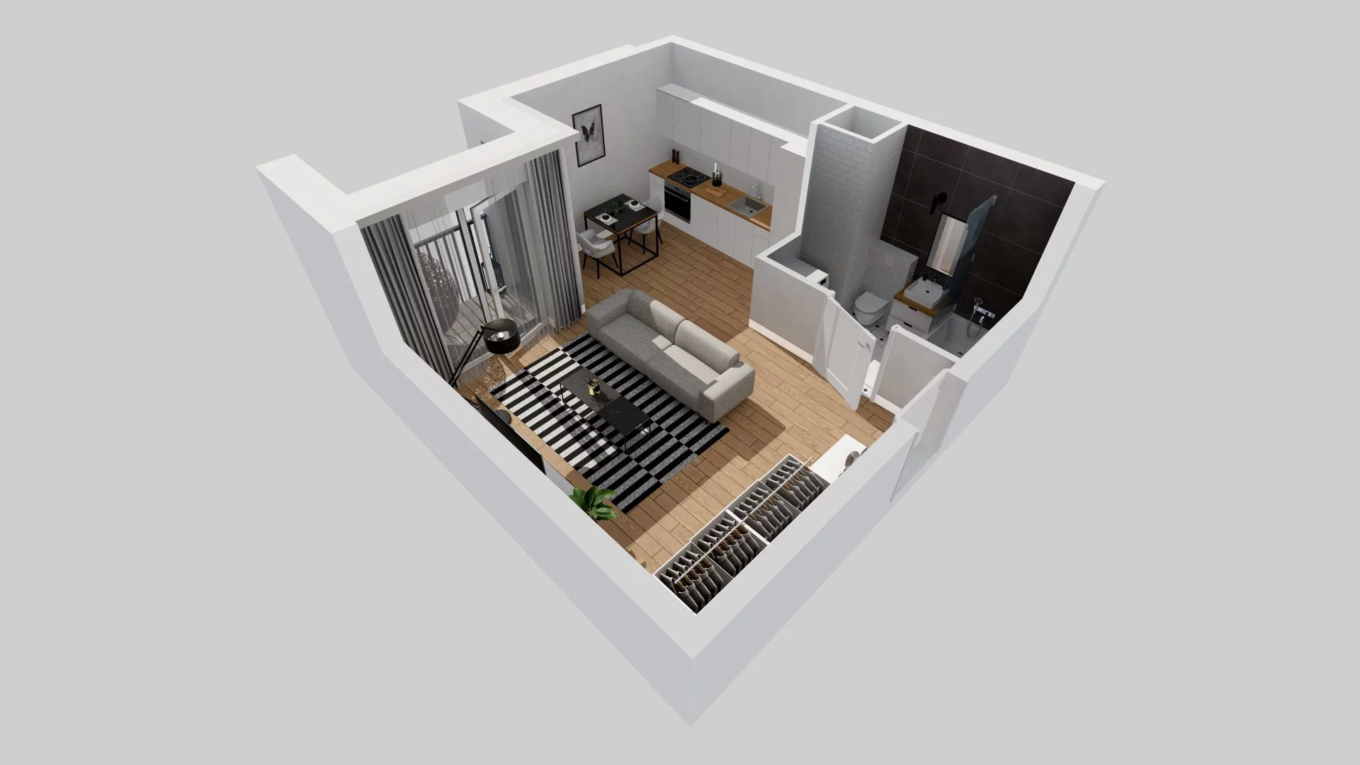 1 pokój, mieszkanie 30,35 m², piętro 4, oferta nr A/63, Braniborska 80, Wrocław, Stare Miasto, ul. Braniborska 80
