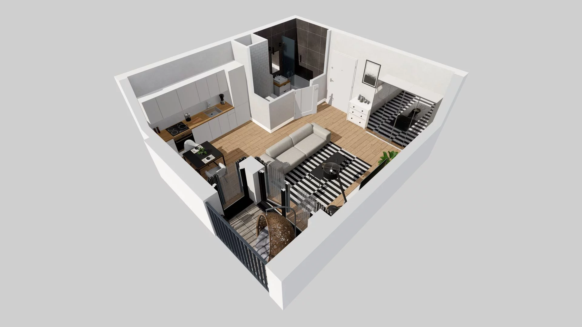 1 pokój, mieszkanie 30,35 m², piętro 4, oferta nr A/63, Braniborska 80, Wrocław, Stare Miasto, ul. Braniborska 80
