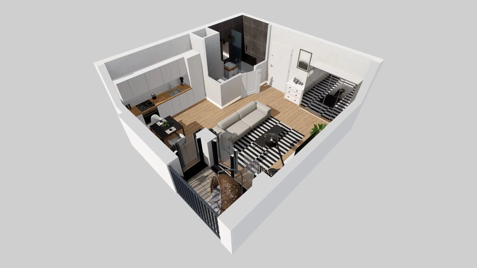 1 pokój, mieszkanie 30,35 m², piętro 6, oferta nr A/86, Braniborska 80, Wrocław, Stare Miasto, ul. Braniborska 80