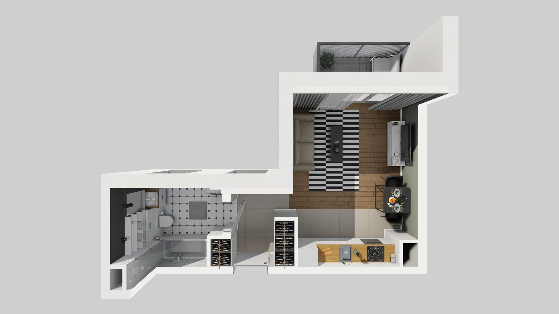 1 pokój, mieszkanie 29,15 m², piętro 1, oferta nr A/24, Hubska 100 etap 2, Wrocław, Huby, Krzyki, ul. Hubska 100
