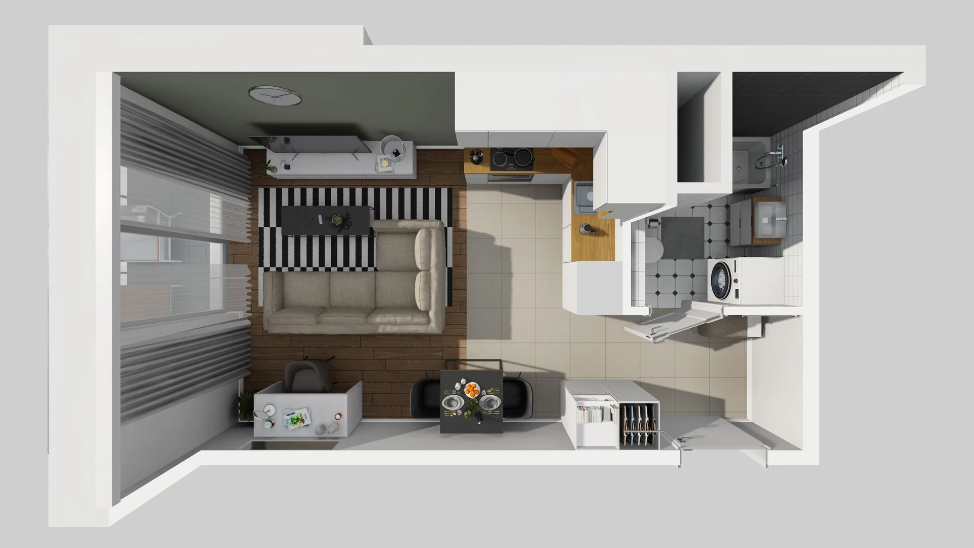 1 pokój, mieszkanie 27,89 m², piętro 5, oferta nr A/86, Hubska 100 etap 2, Wrocław, Huby, Krzyki, ul. Hubska 100