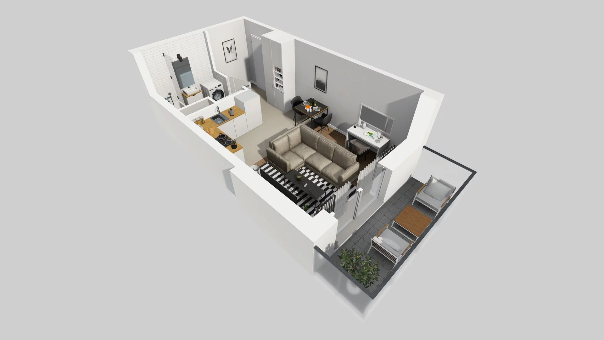 1 pokój, mieszkanie 27,89 m², piętro 5, oferta nr A/86, Hubska 100 etap 2, Wrocław, Huby, Krzyki, ul. Hubska 100