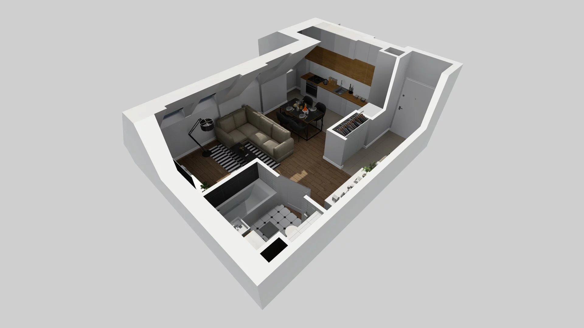 1 pokój, mieszkanie 30,29 m², piętro 2, oferta nr A/9, Osobowicka 114, Wrocław, Osobowice-Rędzin, Fabryczna, ul. Osobowicka 114