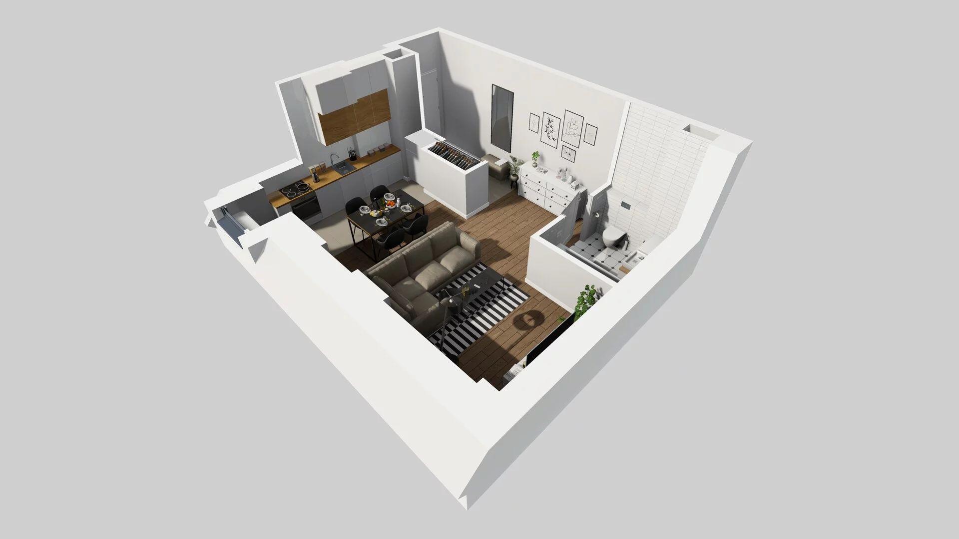 1 pokój, mieszkanie 30,29 m², piętro 2, oferta nr A/9, Osobowicka 114, Wrocław, Osobowice-Rędzin, Fabryczna, ul. Osobowicka 114