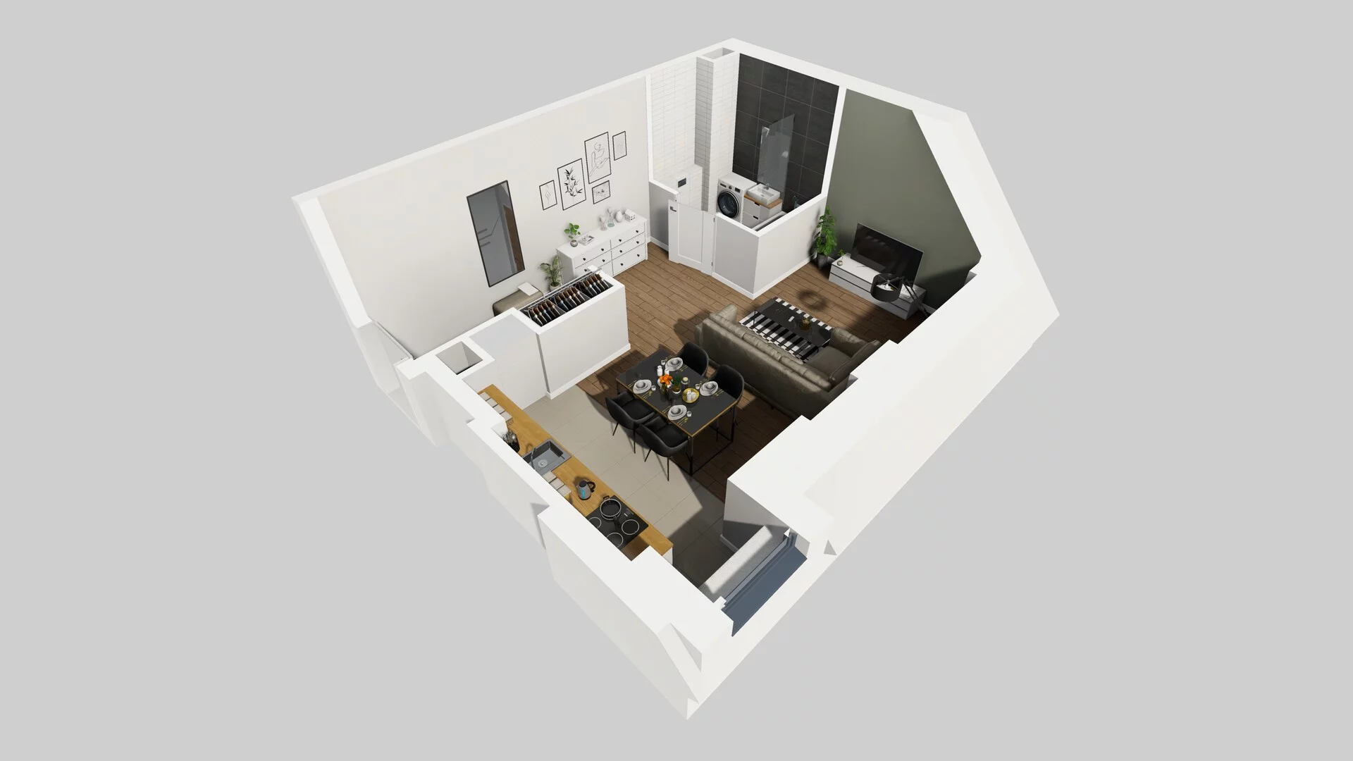 1 pokój, mieszkanie 30,29 m², piętro 2, oferta nr A/9, Osobowicka 114, Wrocław, Osobowice-Rędzin, Fabryczna, ul. Osobowicka 114