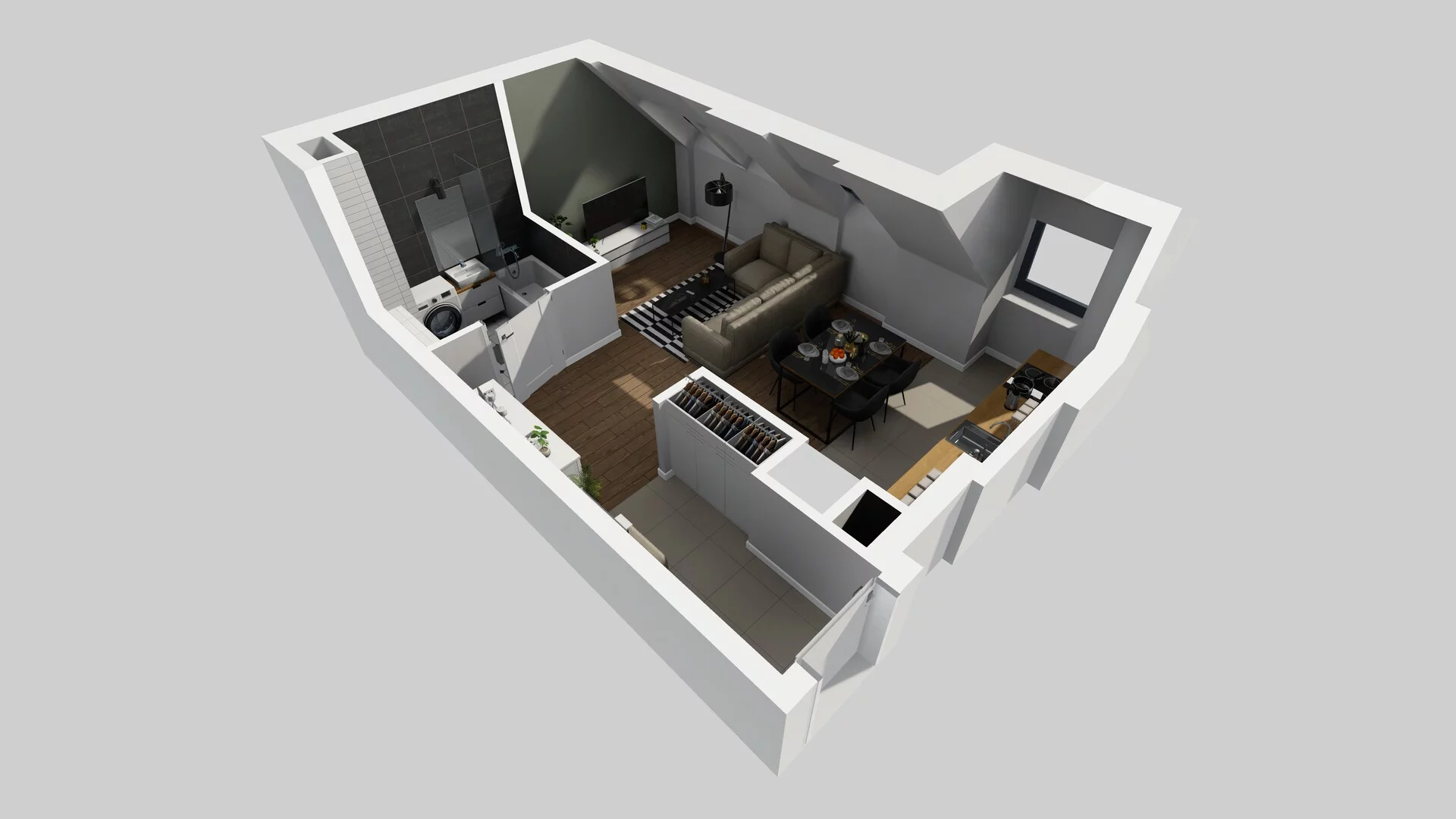 1 pokój, mieszkanie 30,29 m², piętro 2, oferta nr A/9, Osobowicka 114, Wrocław, Osobowice-Rędzin, Fabryczna, ul. Osobowicka 114