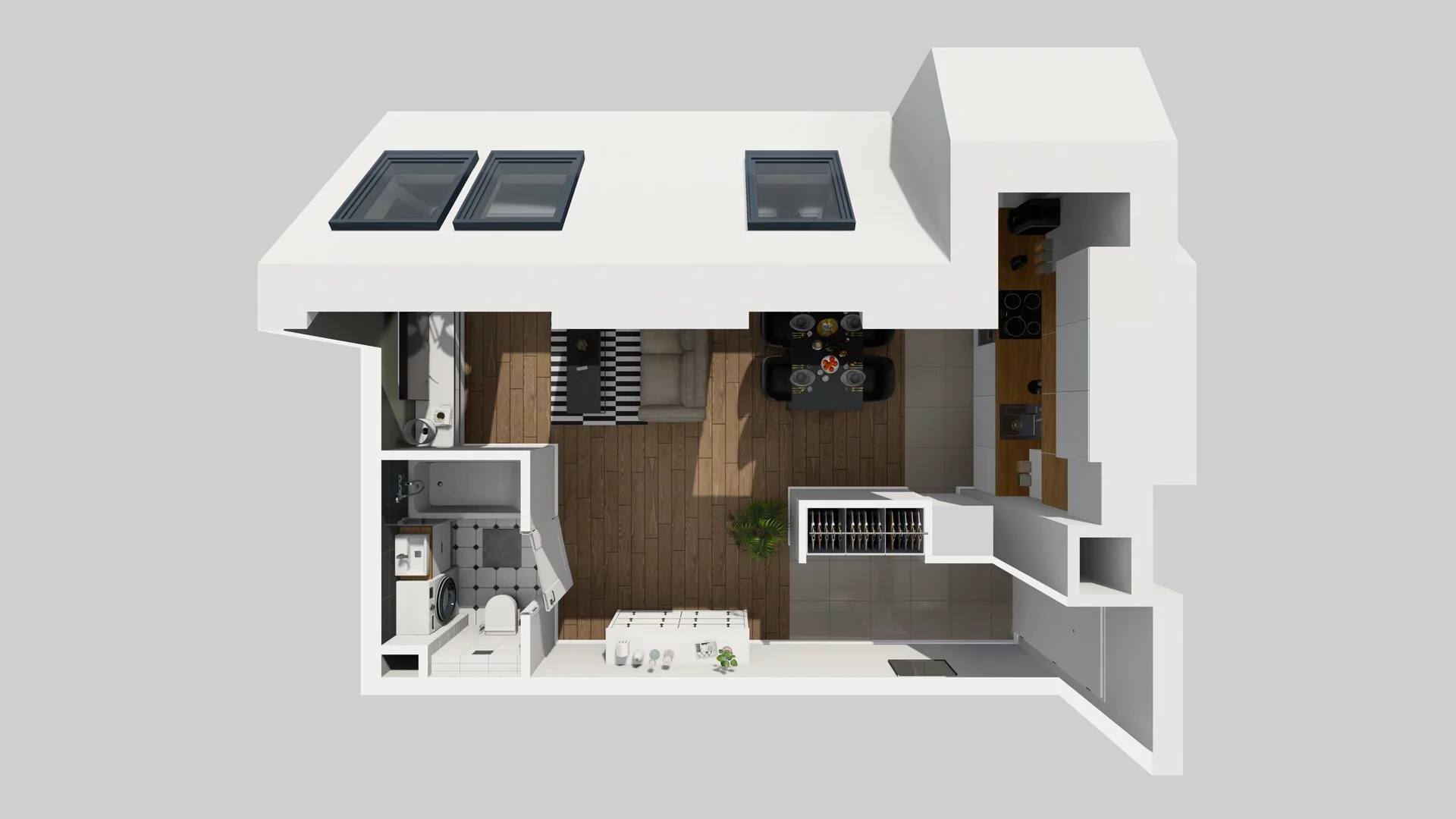1 pokój, mieszkanie 32,45 m², piętro 2, oferta nr A/21, Osobowicka 114, Wrocław, Osobowice-Rędzin, Fabryczna, ul. Osobowicka 114