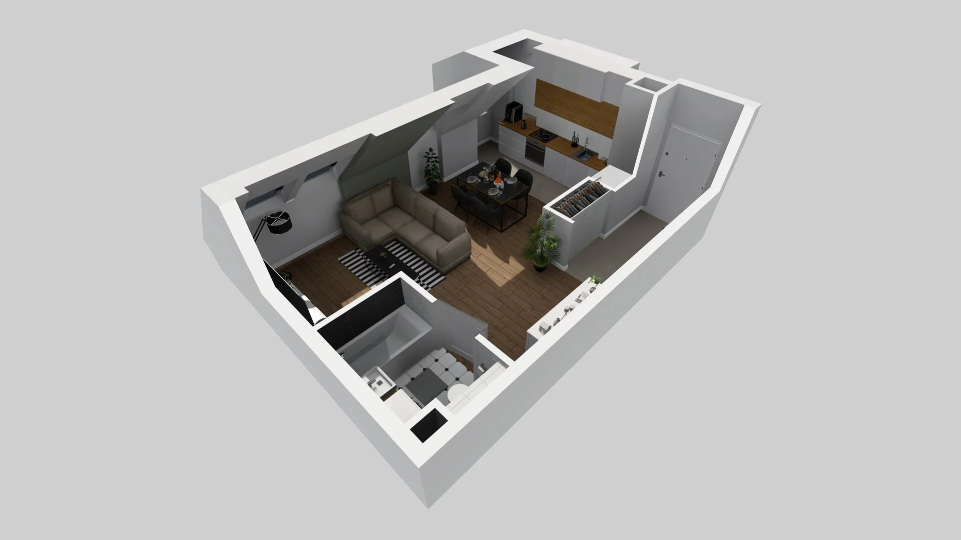 1 pokój, mieszkanie 32,45 m², piętro 2, oferta nr A/21, Osobowicka 114, Wrocław, Osobowice-Rędzin, Fabryczna, ul. Osobowicka 114