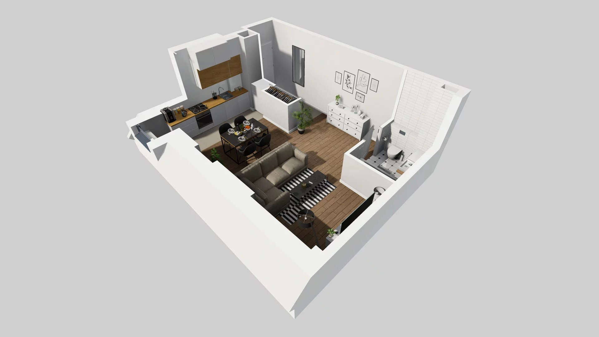 1 pokój, mieszkanie 32,45 m², piętro 2, oferta nr A/21, Osobowicka 114, Wrocław, Osobowice-Rędzin, Fabryczna, ul. Osobowicka 114