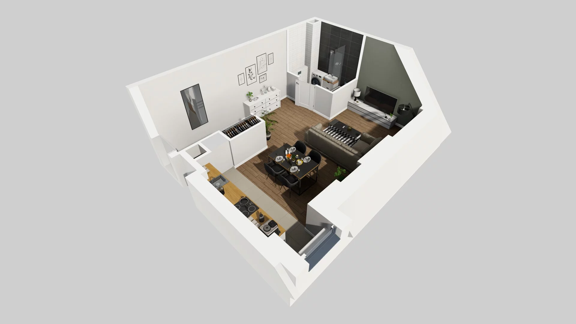 1 pokój, mieszkanie 32,45 m², piętro 2, oferta nr A/21, Osobowicka 114, Wrocław, Osobowice-Rędzin, Fabryczna, ul. Osobowicka 114
