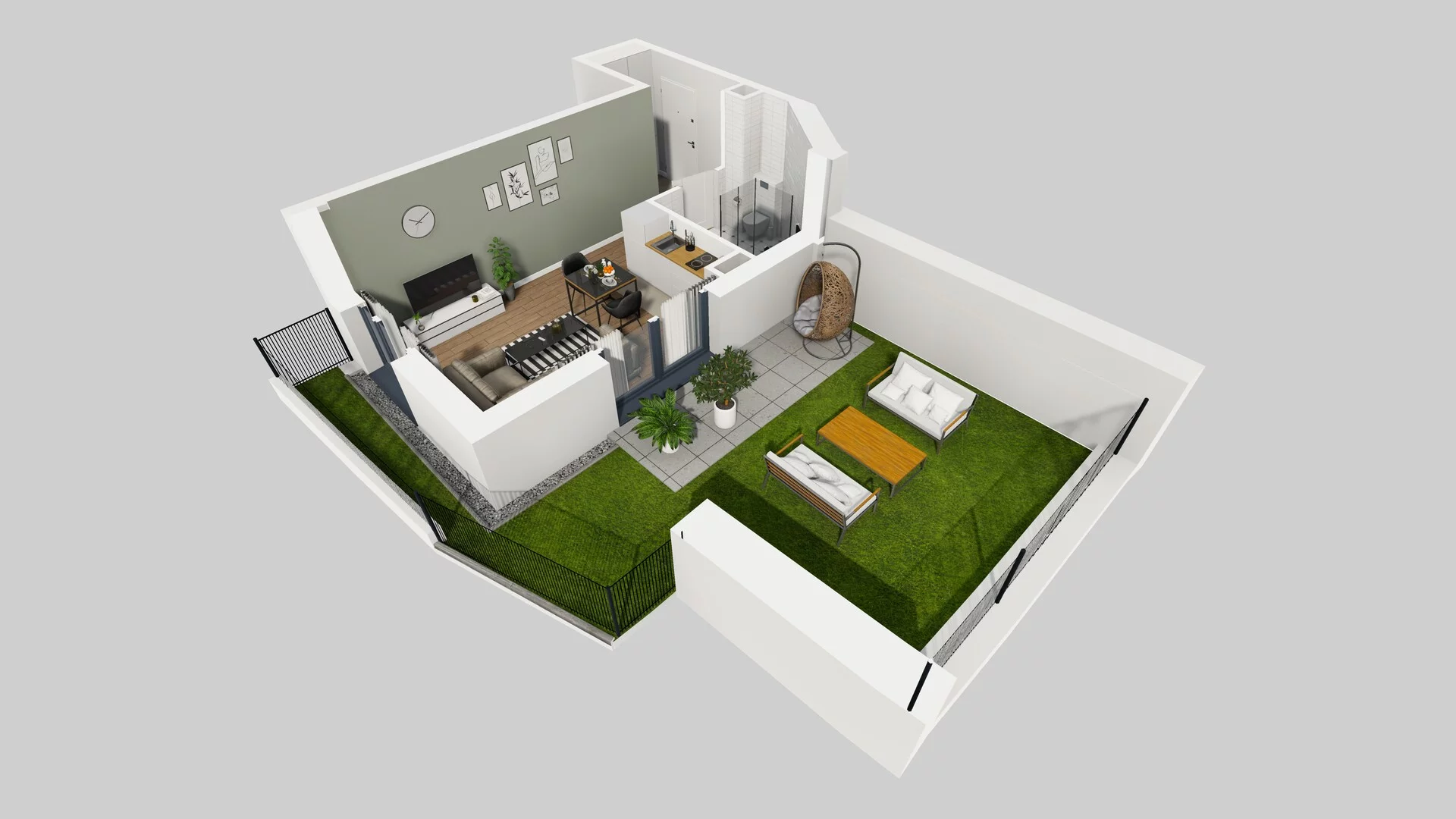 1 pokój, mieszkanie 25,76 m², parter, oferta nr B/40, Osobowicka 114, Wrocław, Osobowice-Rędzin, Fabryczna, ul. Osobowicka 114