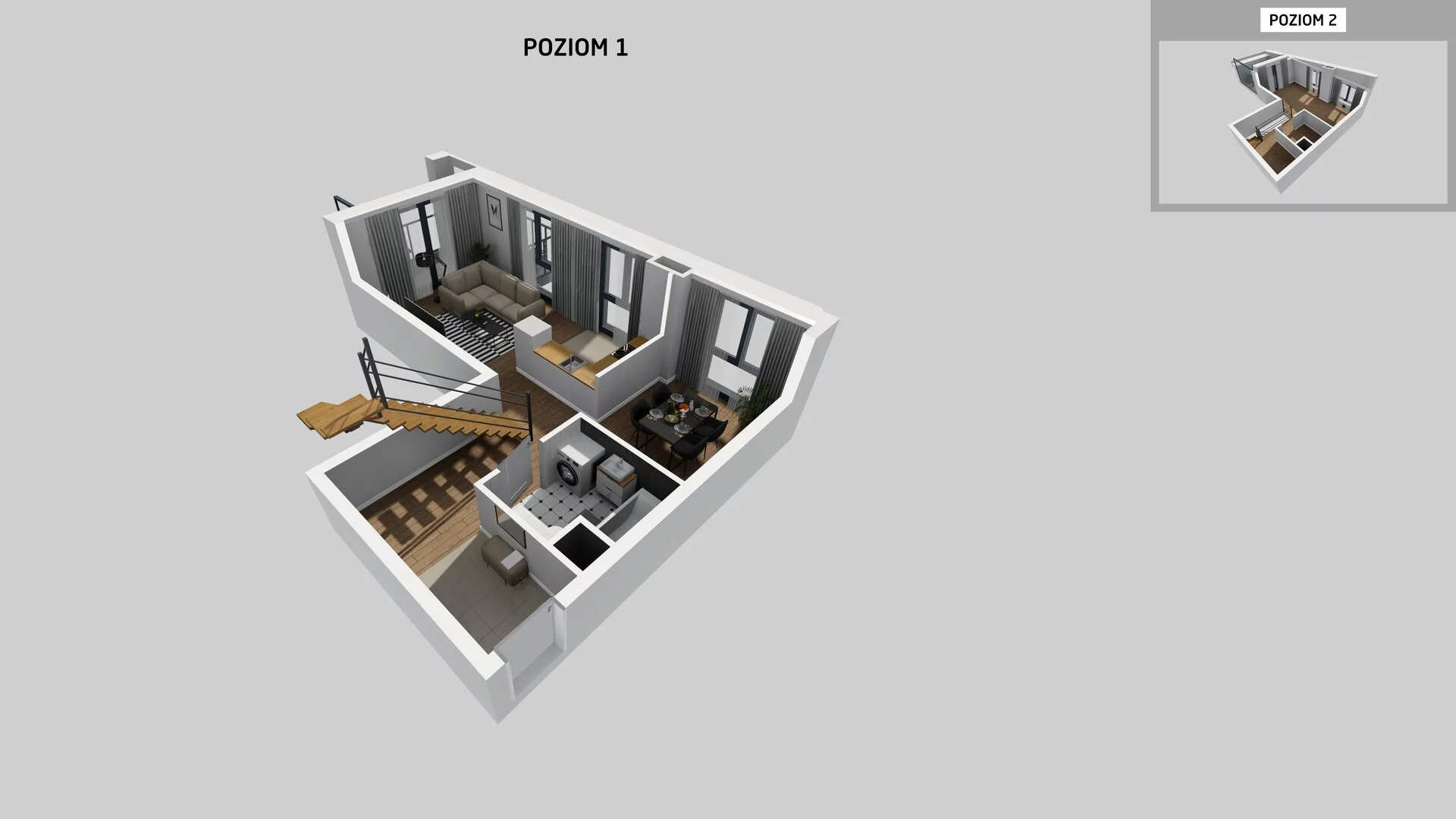 1 pokój, mieszkanie 75,82 m², piętro 3, oferta nr B/21, Osobowicka 114, Wrocław, Osobowice-Rędzin, Fabryczna, ul. Osobowicka 114