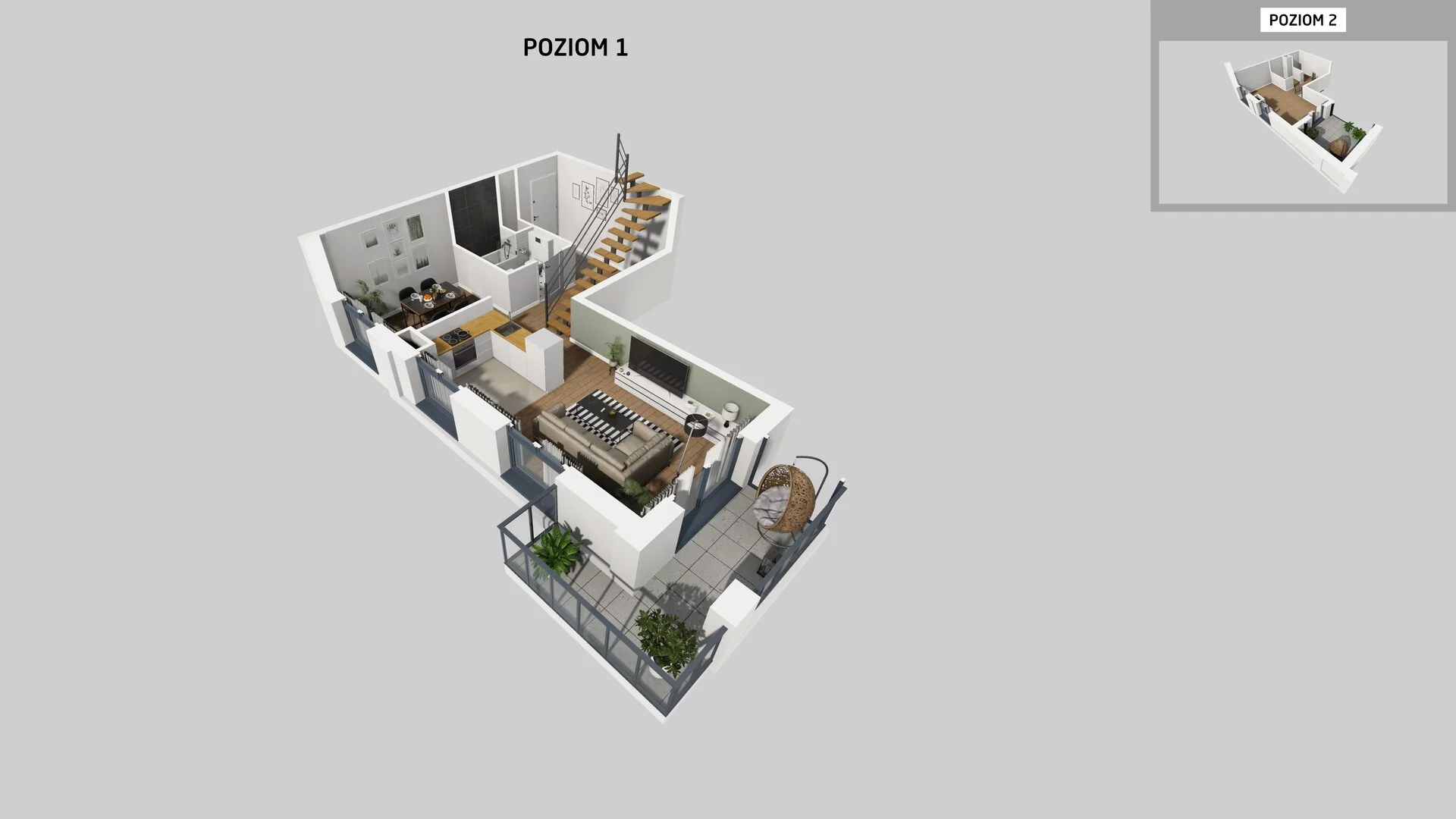 1 pokój, mieszkanie 75,82 m², piętro 3, oferta nr B/21, Osobowicka 114, Wrocław, Osobowice-Rędzin, Fabryczna, ul. Osobowicka 114