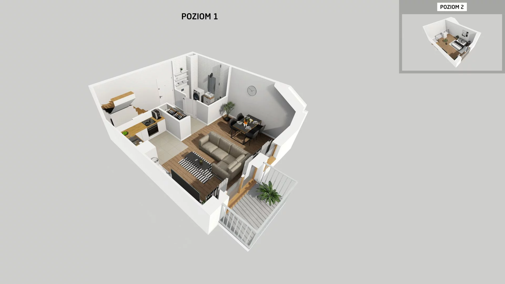 1 pokój, mieszkanie 57,49 m², piętro 2, oferta nr A/50, Osiedle Harmonia, Wrocław, Maślice, ul. Stodolna