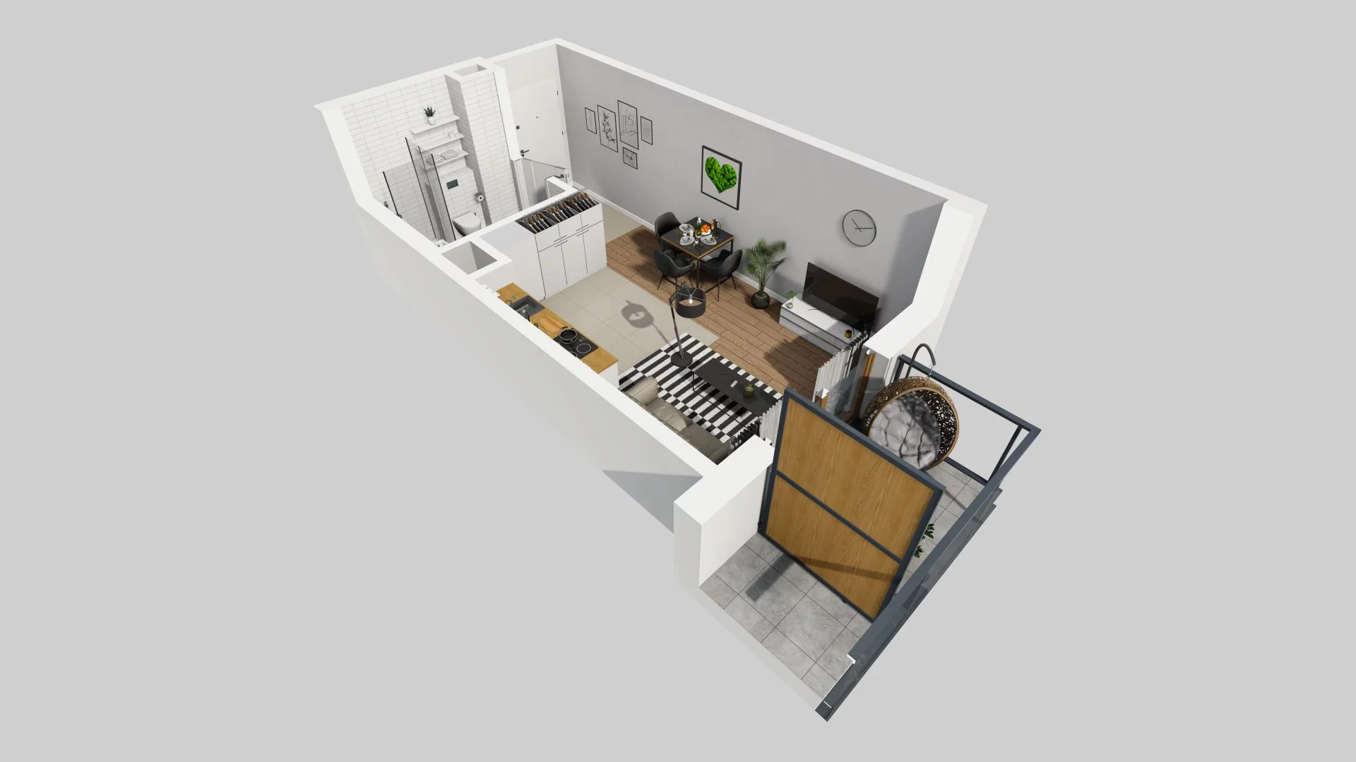 Mieszkanie 26,75 m², piętro 1, oferta nr A/35, Metro Zachód etap 6, Warszawa, Bemowo, Chrzanów, ul. Szeligowska