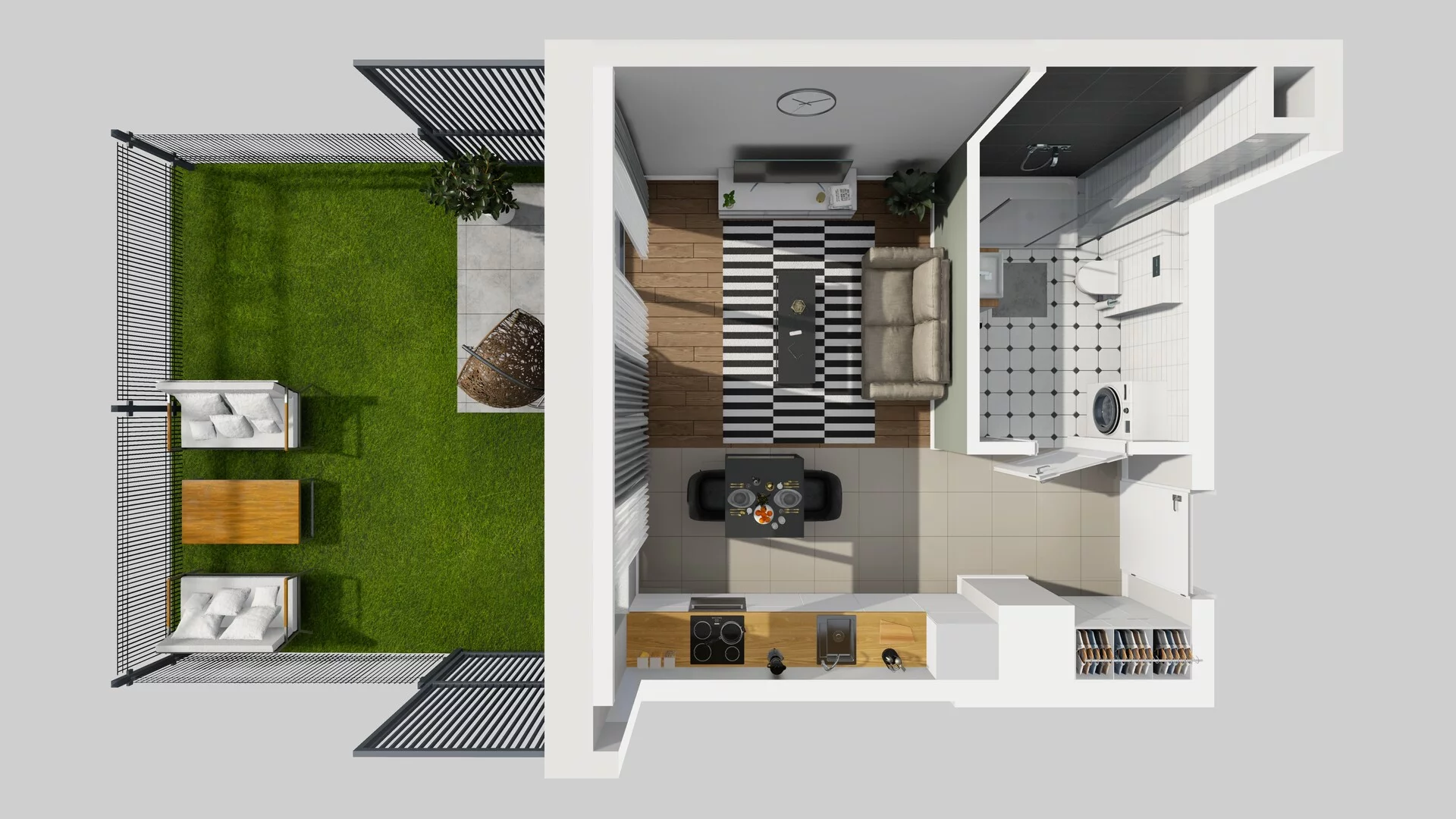 1 pokój, mieszkanie 27,85 m², parter, oferta nr A/6, Metro Zachód 8 bud. A, C, Warszawa, Bemowo, Chrzanów, ul. Szeligowska