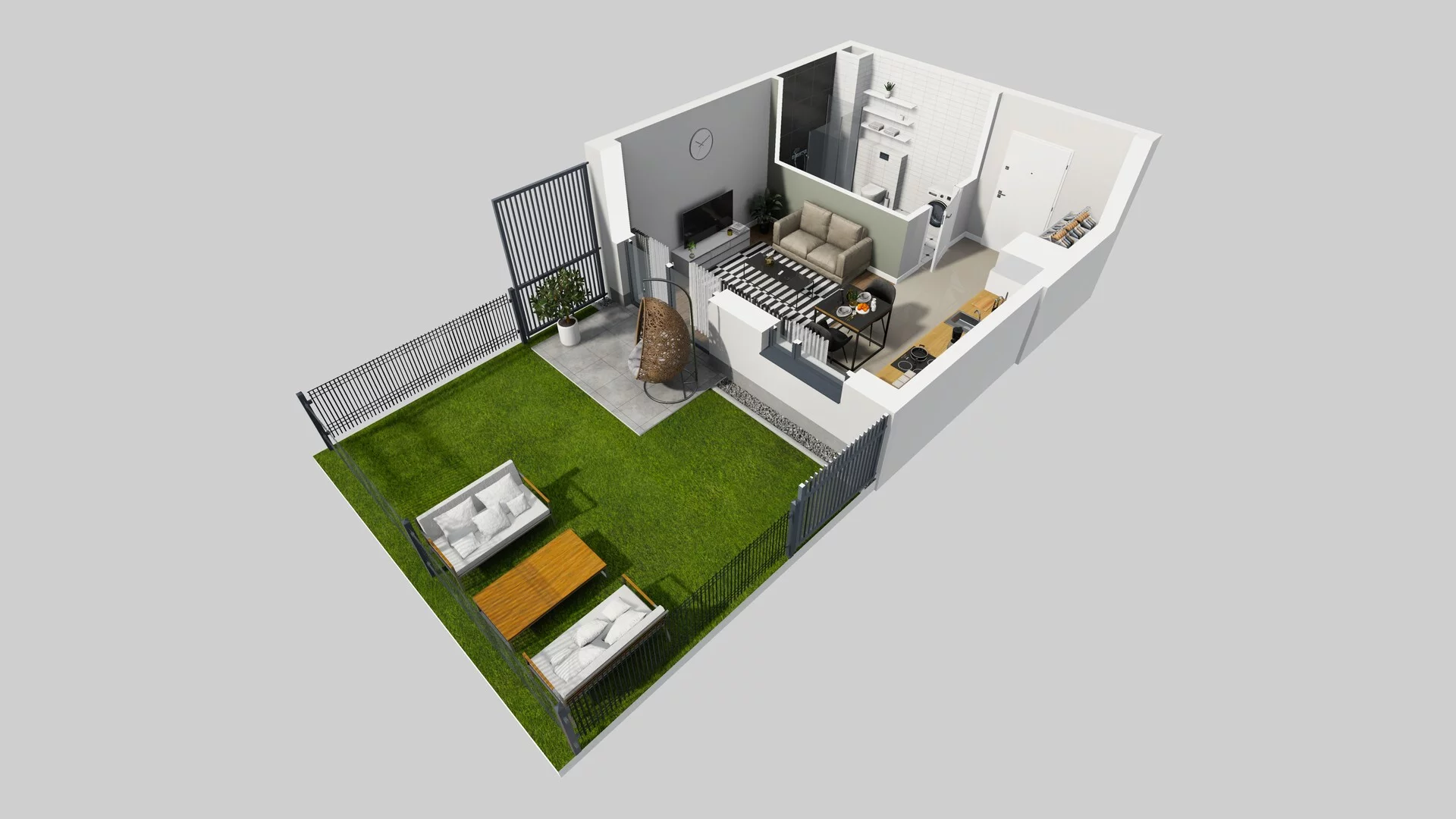 1 pokój, mieszkanie 27,85 m², parter, oferta nr A/6, Metro Zachód 8 bud. A, C, Warszawa, Bemowo, Chrzanów, ul. Szeligowska