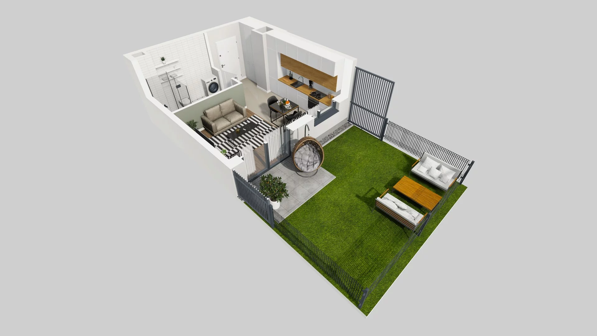 1 pokój, mieszkanie 27,85 m², parter, oferta nr A/6, Metro Zachód 8 bud. A, C, Warszawa, Bemowo, Chrzanów, ul. Szeligowska