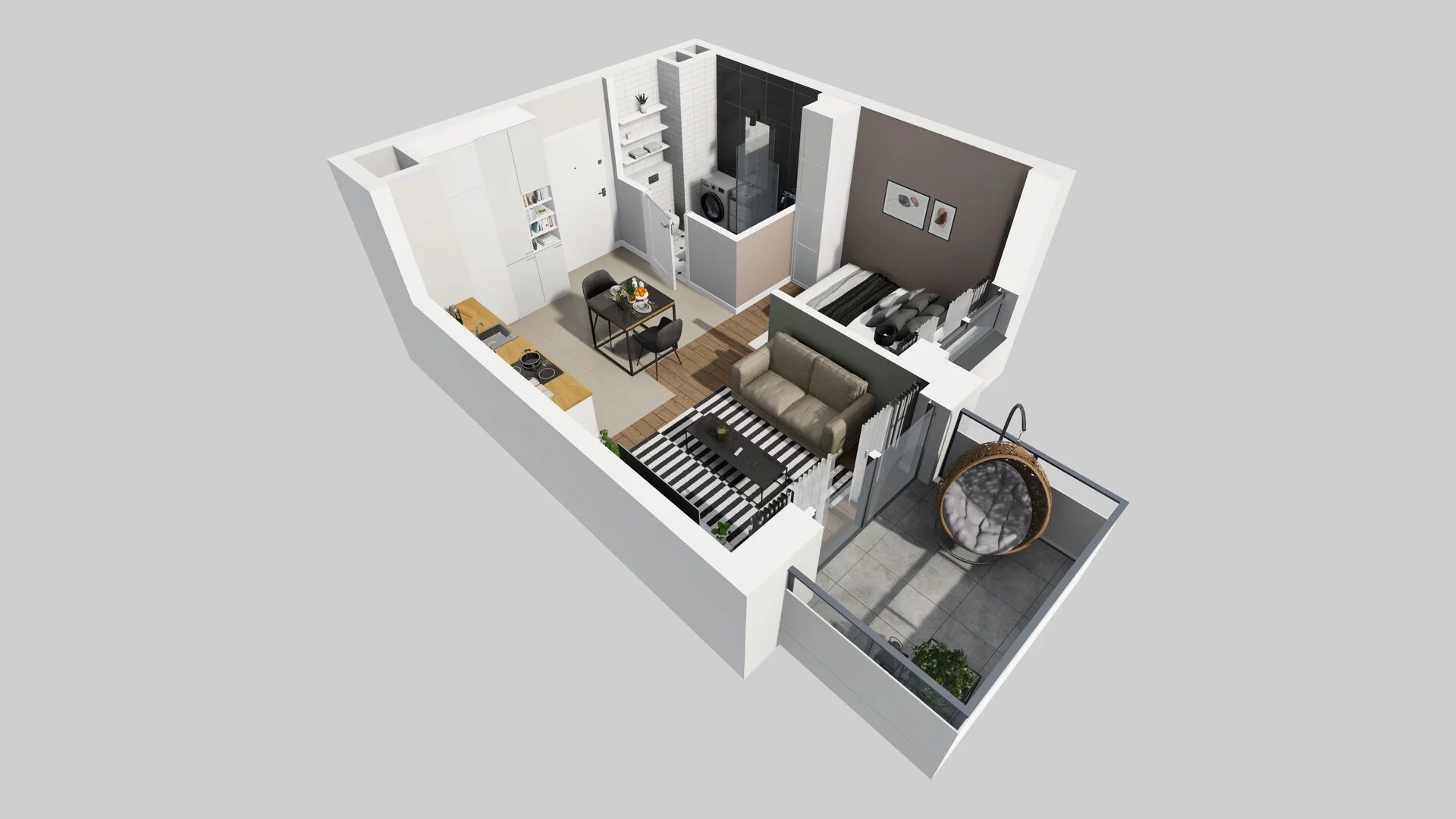 1 pokój, mieszkanie 29,26 m², piętro 1, oferta nr A/14, Metro Zachód 8 bud. A, C, Warszawa, Bemowo, Chrzanów, ul. Szeligowska