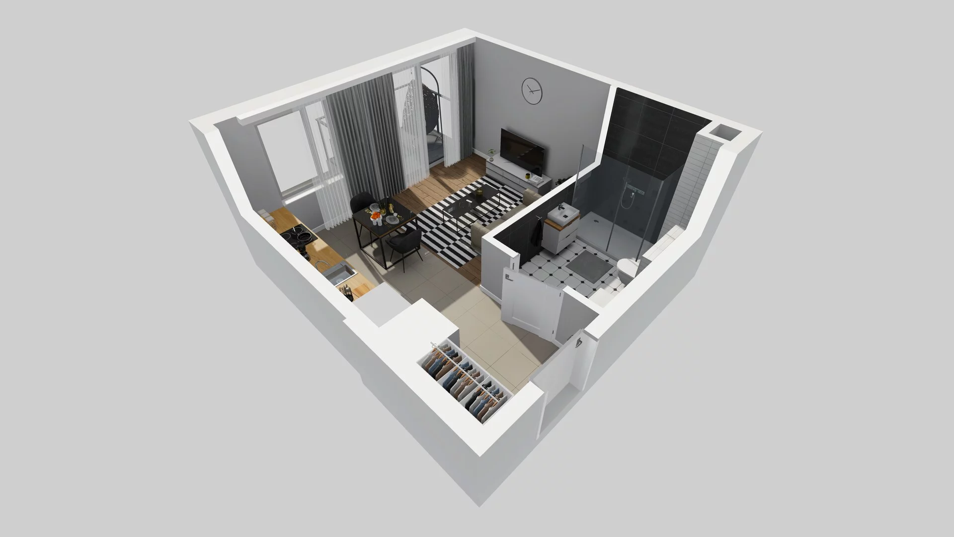 1 pokój, mieszkanie 27,86 m², piętro 2, oferta nr A/27, Metro Zachód 8 bud. A, C, Warszawa, Bemowo, Chrzanów, ul. Szeligowska