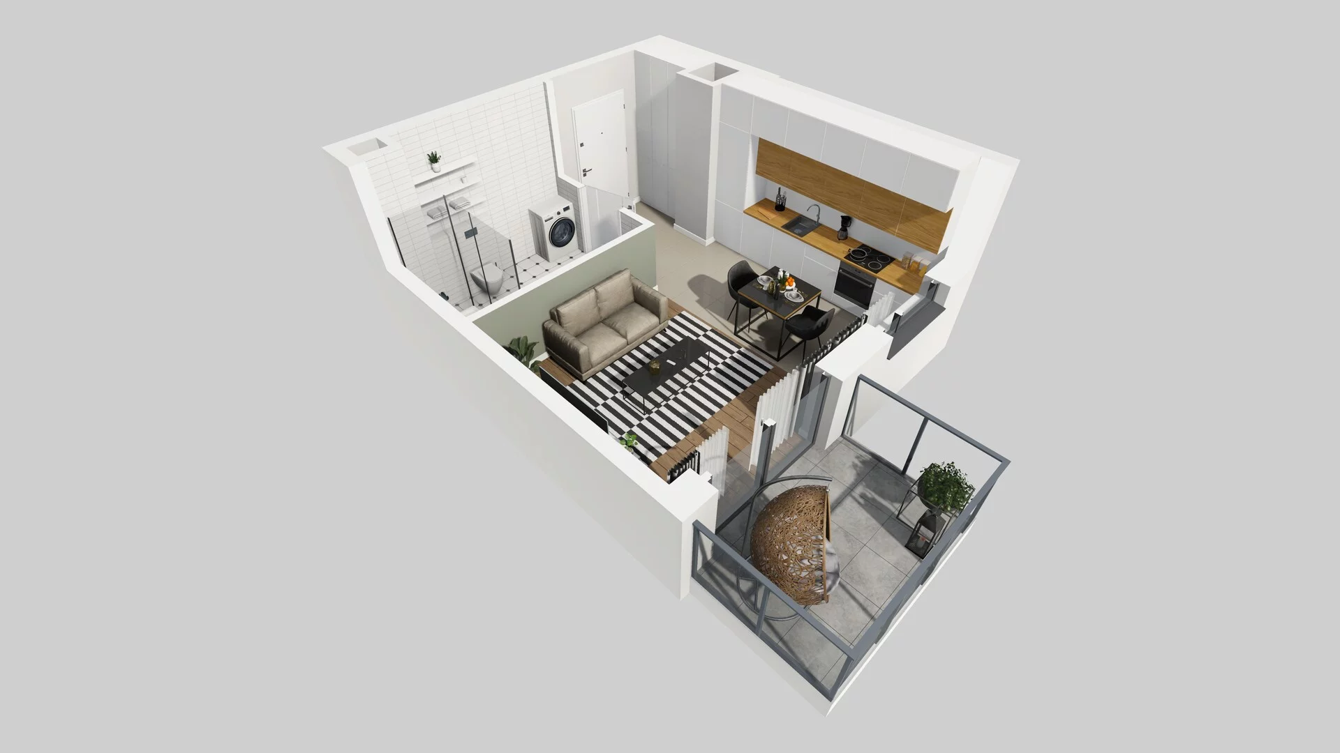 1 pokój, mieszkanie 27,86 m², piętro 2, oferta nr A/27, Metro Zachód 8 bud. A, C, Warszawa, Bemowo, Chrzanów, ul. Szeligowska