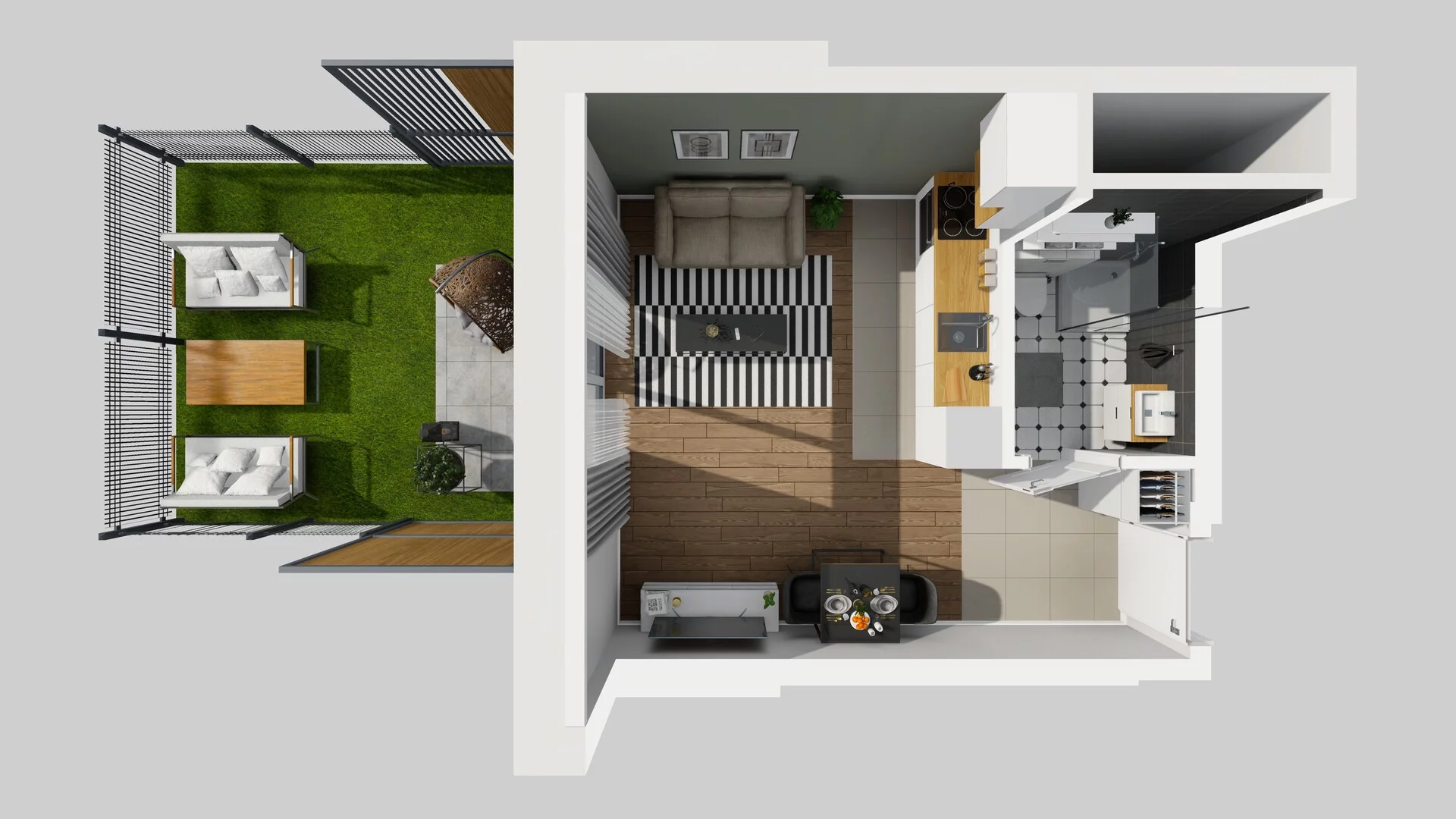 1 pokój, mieszkanie 26,12 m², parter, oferta nr A/55, Metro Zachód 8 bud. A, C, Warszawa, Bemowo, Chrzanów, ul. Szeligowska