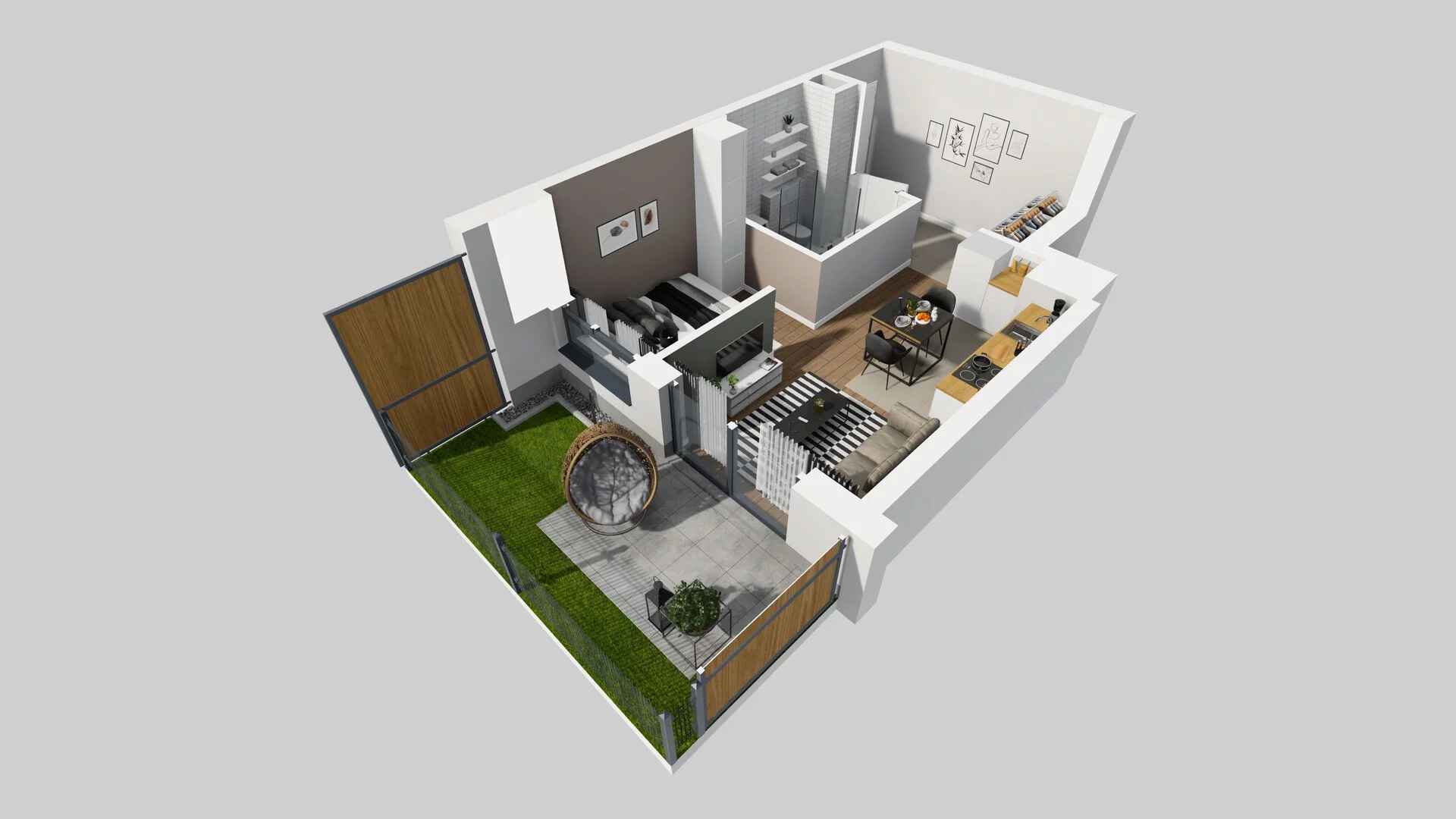 1 pokój, mieszkanie 31,03 m², parter, oferta nr A/77, Metro Zachód 8 bud. A, C, Warszawa, Bemowo, Chrzanów, ul. Szeligowska