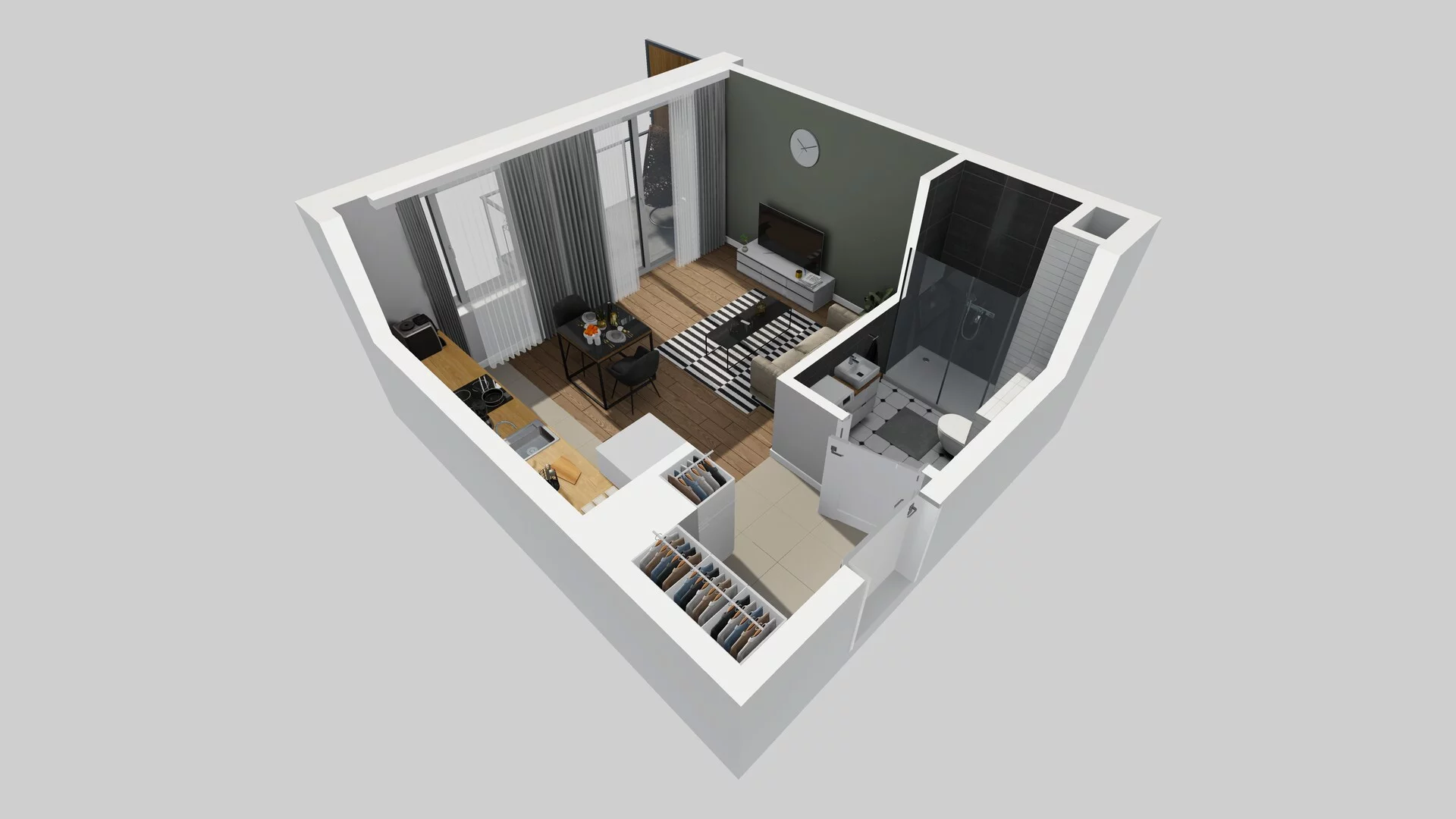 1 pokój, mieszkanie 28,01 m², piętro 2, oferta nr A/94, Metro Zachód 8 bud. A, C, Warszawa, Bemowo, Chrzanów, ul. Szeligowska