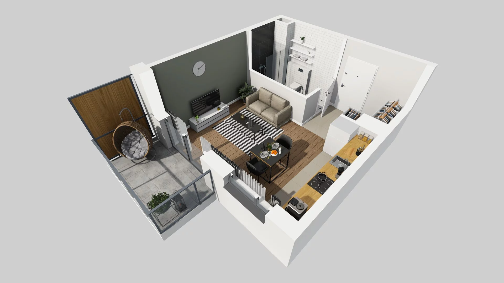 1 pokój, mieszkanie 28,01 m², piętro 2, oferta nr A/94, Metro Zachód 8 bud. A, C, Warszawa, Bemowo, Chrzanów, ul. Szeligowska