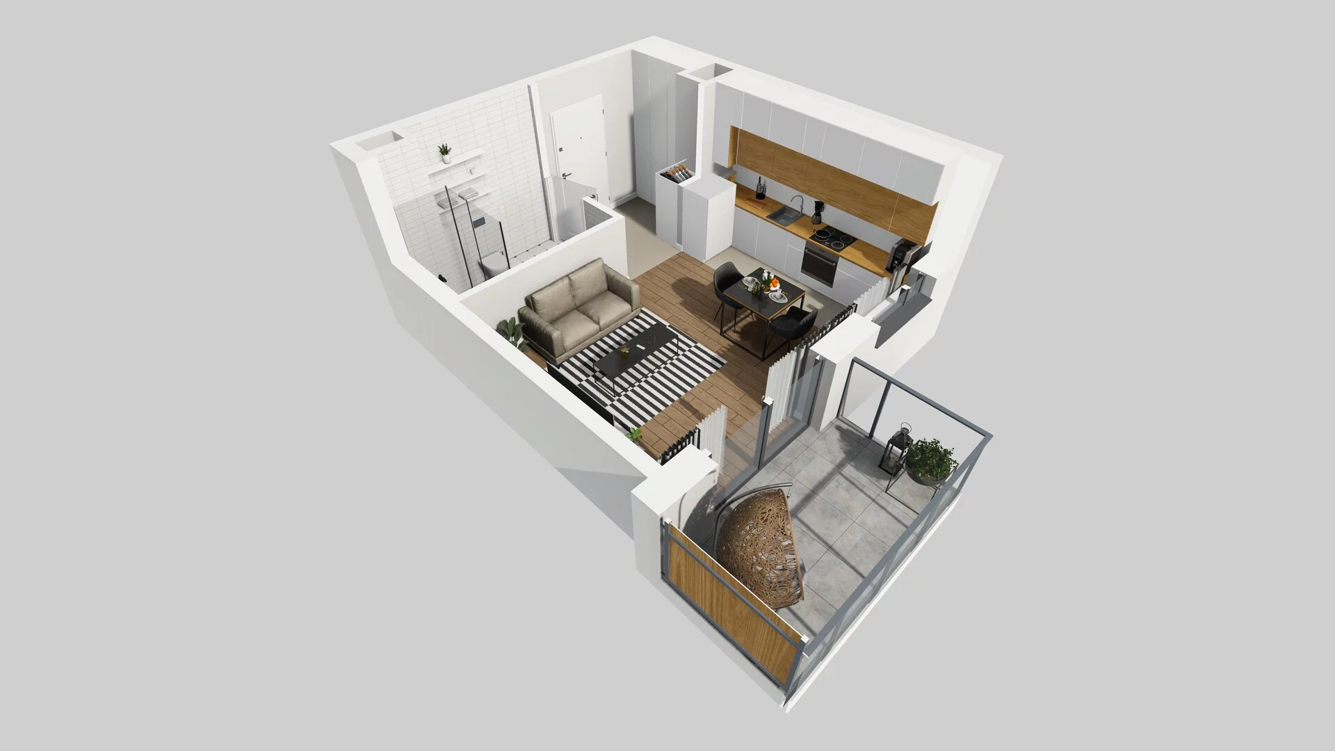 1 pokój, mieszkanie 28,01 m², piętro 2, oferta nr A/94, Metro Zachód 8 bud. A, C, Warszawa, Bemowo, Chrzanów, ul. Szeligowska