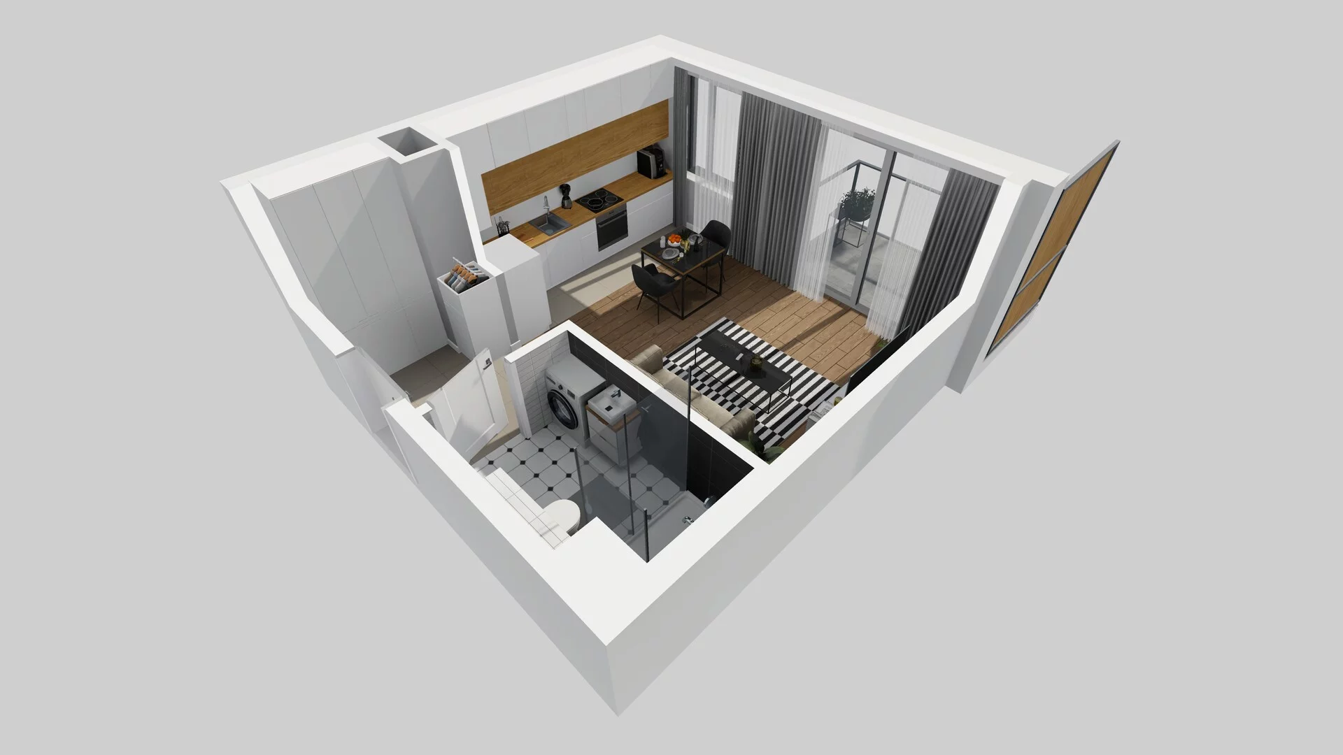 1 pokój, mieszkanie 28,01 m², piętro 2, oferta nr A/94, Metro Zachód 8 bud. A, C, Warszawa, Bemowo, Chrzanów, ul. Szeligowska