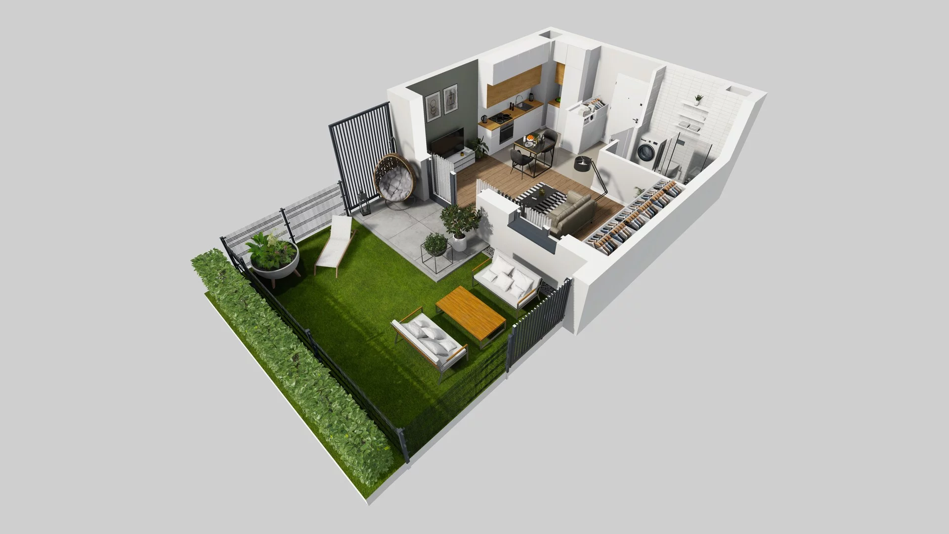 1 pokój, mieszkanie 31,22 m², parter, oferta nr C/6, Metro Zachód 8 bud. A, C, Warszawa, Bemowo, Chrzanów, ul. Szeligowska