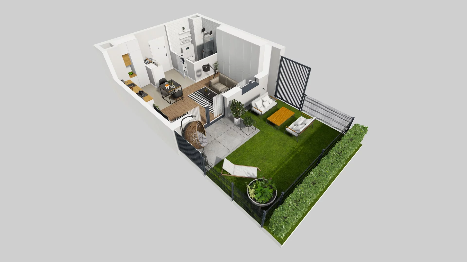 1 pokój, mieszkanie 31,22 m², parter, oferta nr C/6, Metro Zachód 8 bud. A, C, Warszawa, Bemowo, Chrzanów, ul. Szeligowska