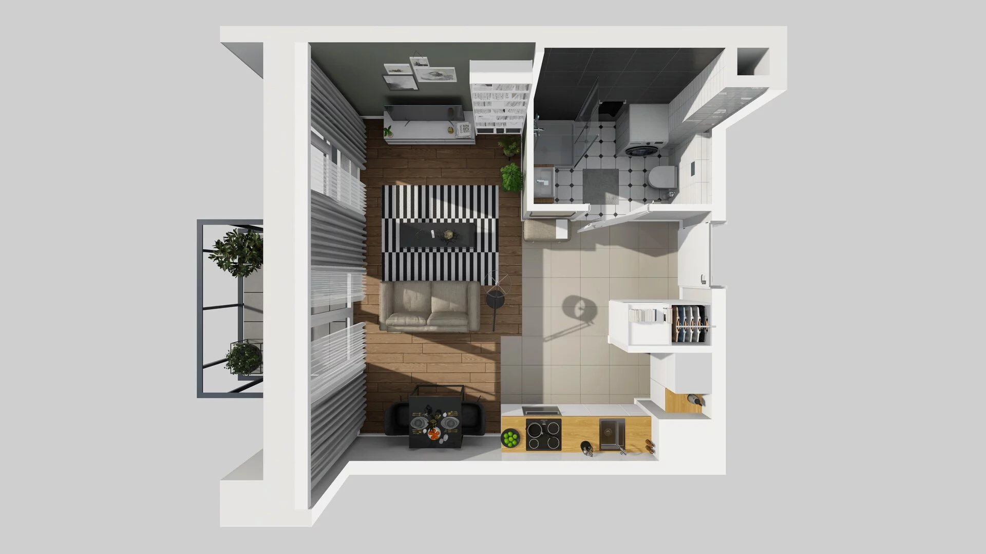 1 pokój, mieszkanie 28,82 m², piętro 2, oferta nr C/66, Metro Zachód 8 bud. A, C, Warszawa, Bemowo, Chrzanów, ul. Szeligowska