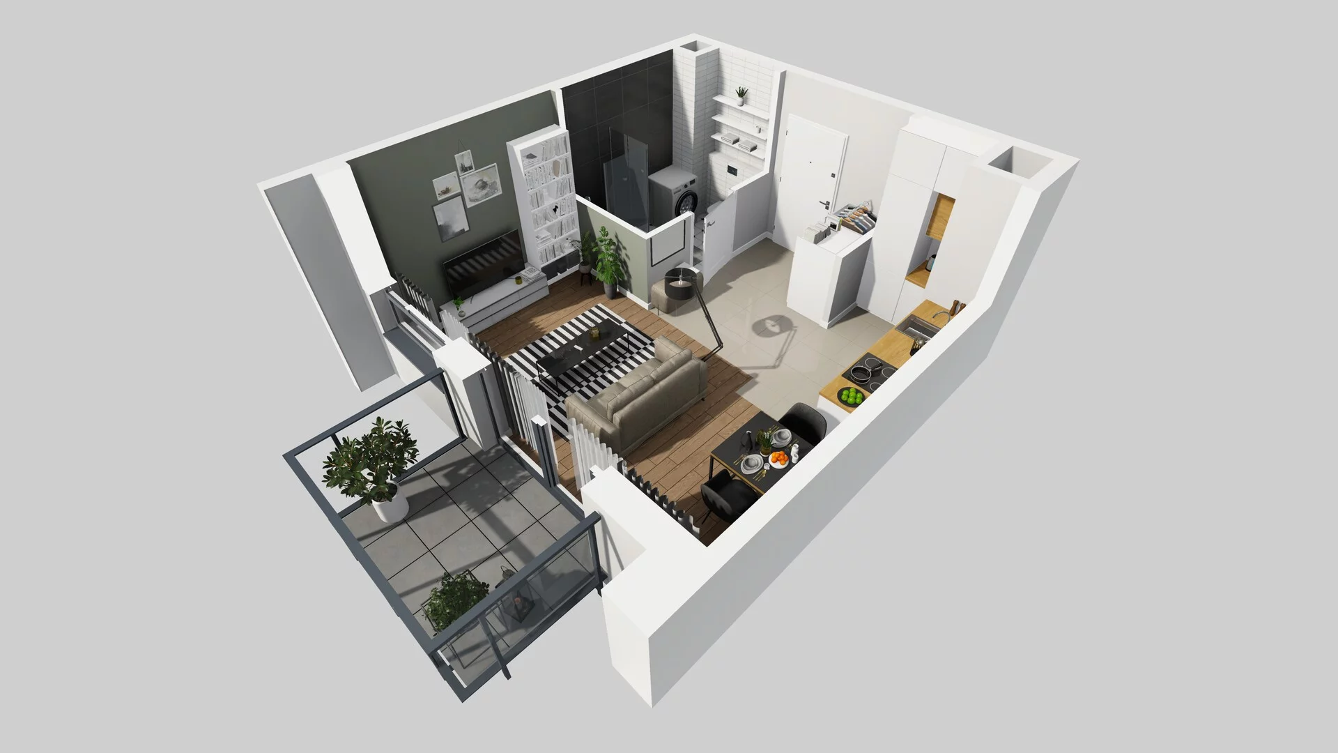 1 pokój, mieszkanie 28,82 m², piętro 3, oferta nr C/76, Metro Zachód 8 bud. A, C, Warszawa, Bemowo, Chrzanów, ul. Szeligowska