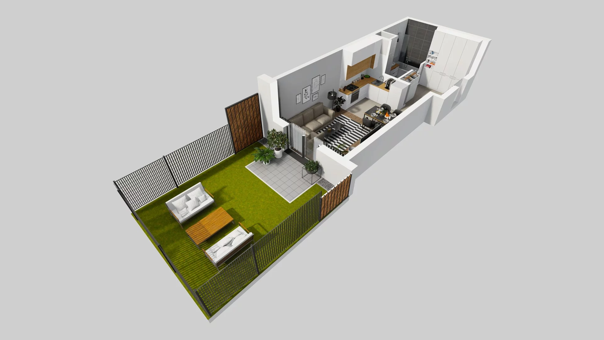 1 pokój, mieszkanie 29,55 m², parter, oferta nr D/5, Osiedle Rapsodia 2, Wrocław, Karłowice-Różanka, Różanka, ul. Wołowska 5