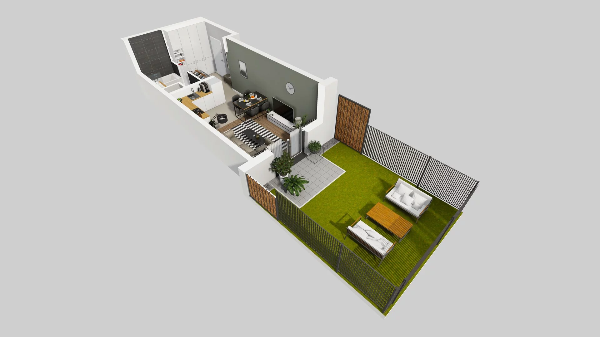 1 pokój, mieszkanie 29,55 m², parter, oferta nr D/5, Osiedle Rapsodia 2, Wrocław, Karłowice-Różanka, Różanka, ul. Wołowska 5