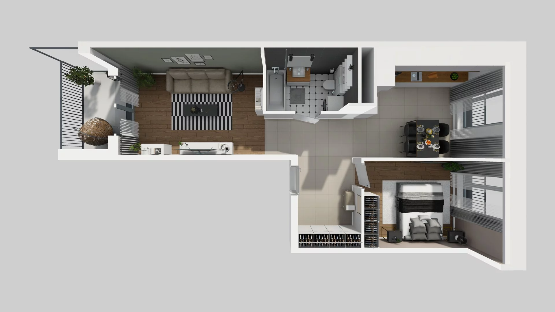 2 pokoje, mieszkanie 57,65 m², piętro 2, oferta nr I/9, Osiedle Górka Narodowa, Kraków, Prądnik Biały, Górka Narodowa, ul. Andrzeja Zauchy