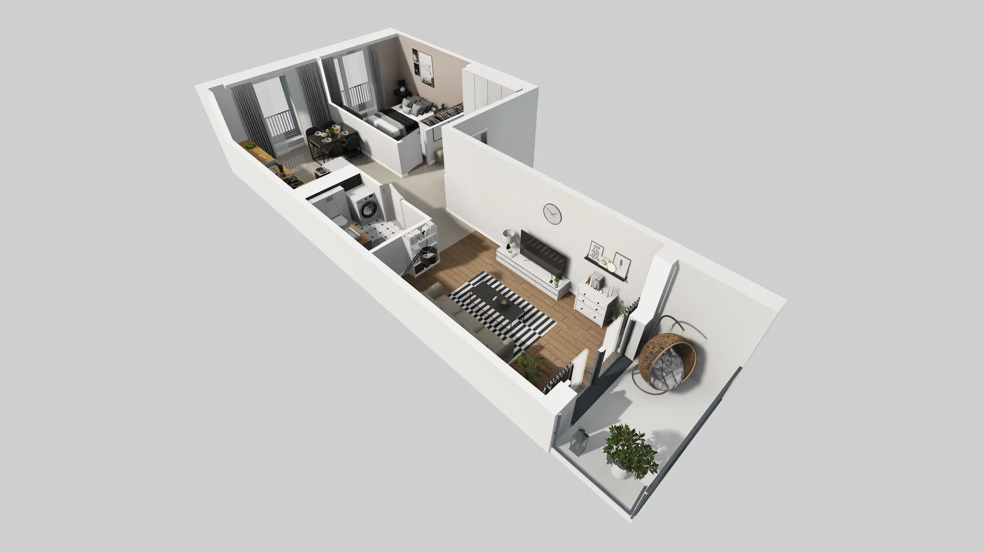 2 pokoje, mieszkanie 57,65 m², piętro 2, oferta nr I/9, Osiedle Górka Narodowa, Kraków, Prądnik Biały, Górka Narodowa, ul. Andrzeja Zauchy
