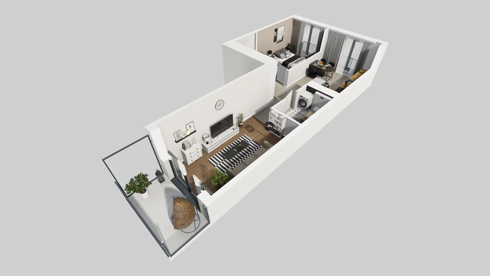2 pokoje, mieszkanie 54,08 m², piętro 1, oferta nr I/32, Osiedle Górka Narodowa, Kraków, Prądnik Biały, Górka Narodowa, ul. Andrzeja Zauchy