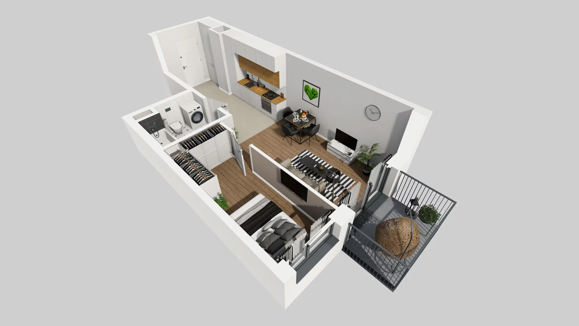 2 pokoje, mieszkanie 39,25 m², piętro 1, oferta nr A/4, Mokotów Sportowy 3, Warszawa, Mokotów, Augustówka, ul. Antoniewska
