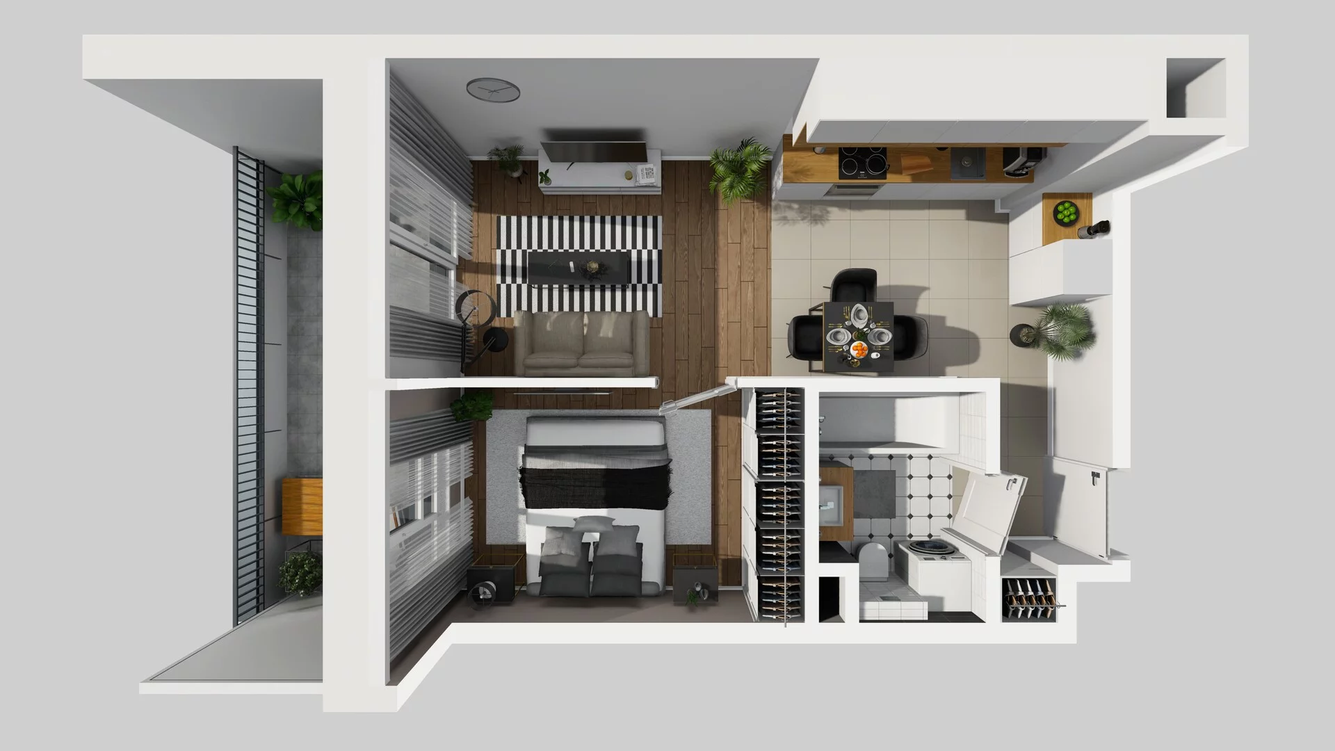 2 pokoje, mieszkanie 38,07 m², piętro 1, oferta nr A/6, Mokotów Sportowy 3, Warszawa, Mokotów, Augustówka, ul. Antoniewska