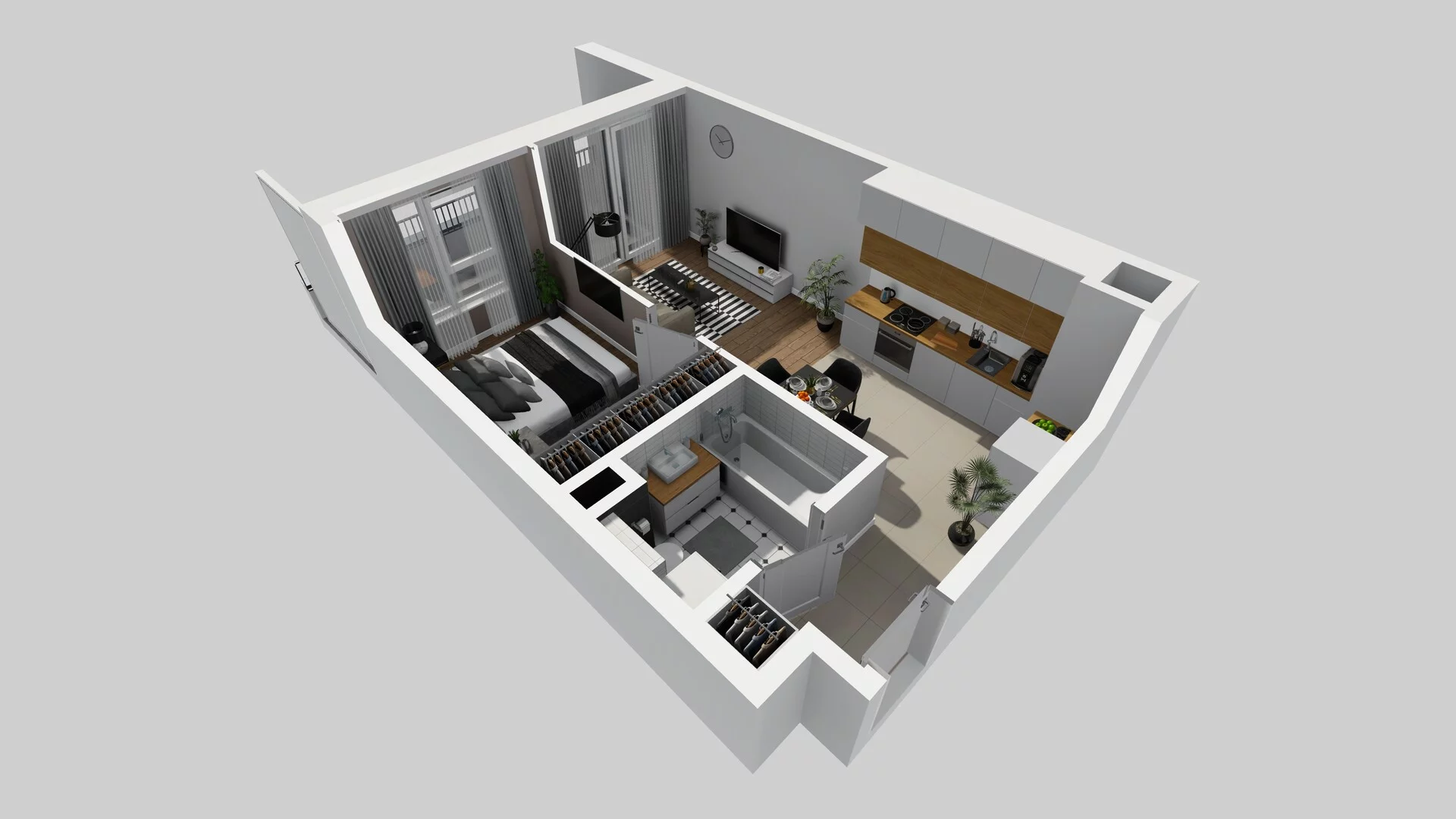 2 pokoje, mieszkanie 38,07 m², piętro 1, oferta nr A/6, Mokotów Sportowy 3, Warszawa, Mokotów, Augustówka, ul. Antoniewska