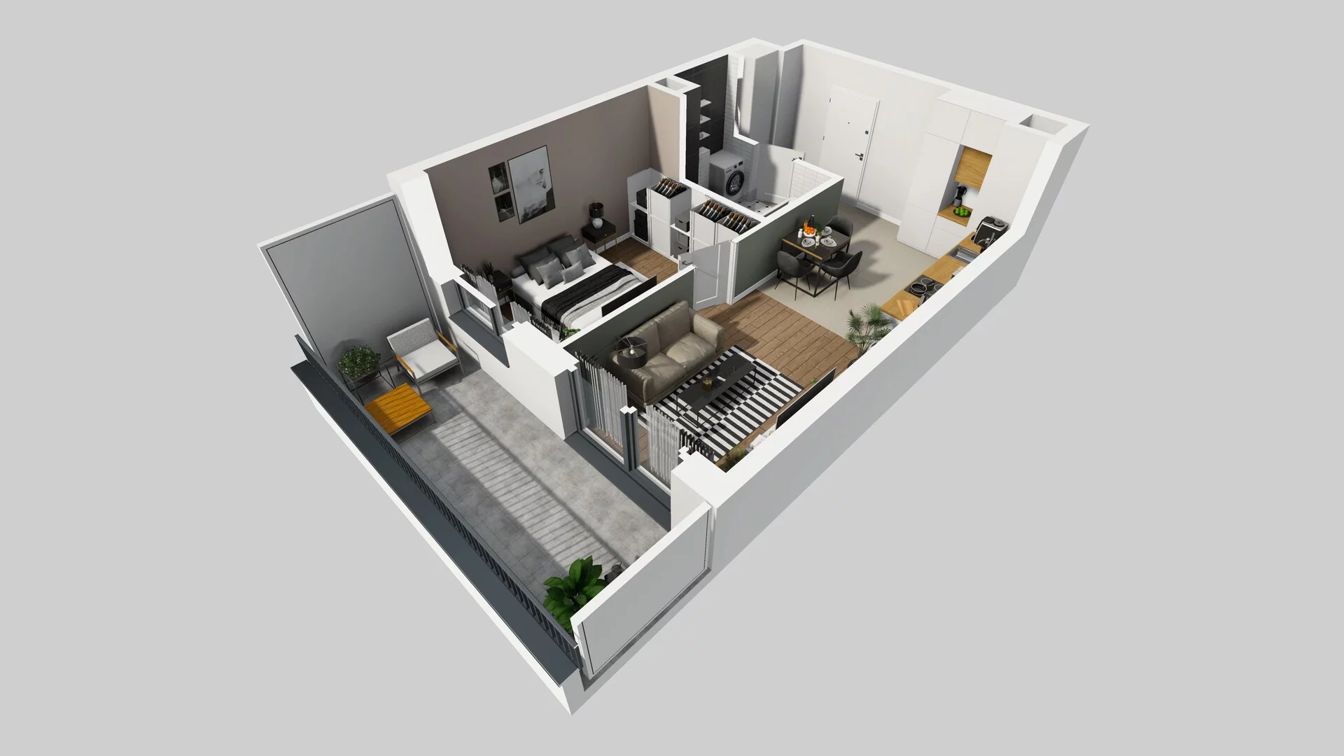 2 pokoje, mieszkanie 38,07 m², piętro 1, oferta nr A/7, Mokotów Sportowy 3, Warszawa, Mokotów, Augustówka, ul. Antoniewska